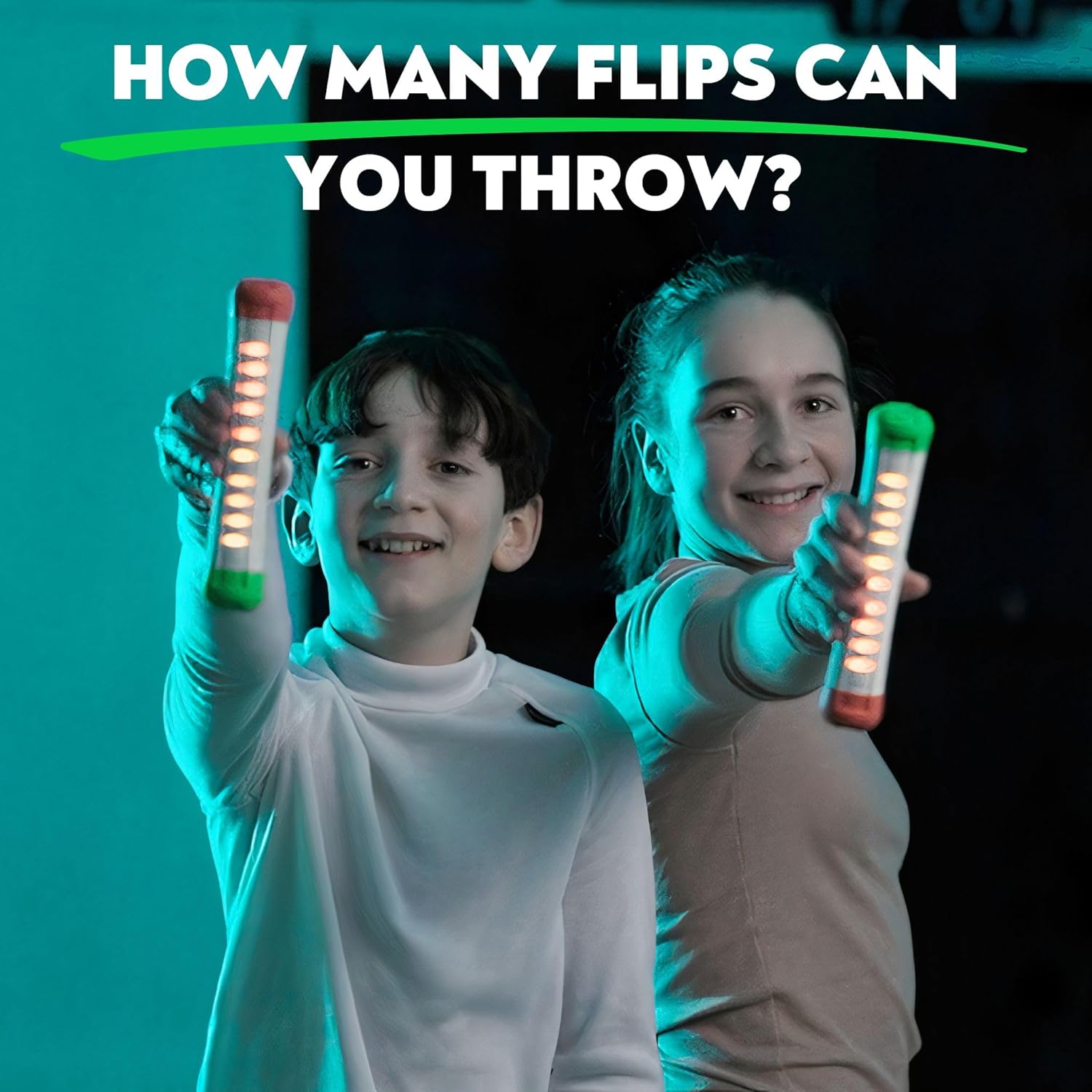 How Many Flips can You Throw? | Electronic Flip Challenge Game | Auto-Counting Skill Toy for Kids, Teens & Adults | 10 Games Each with a High Score to Beat | Fun Gift & Party Game Ages 8+