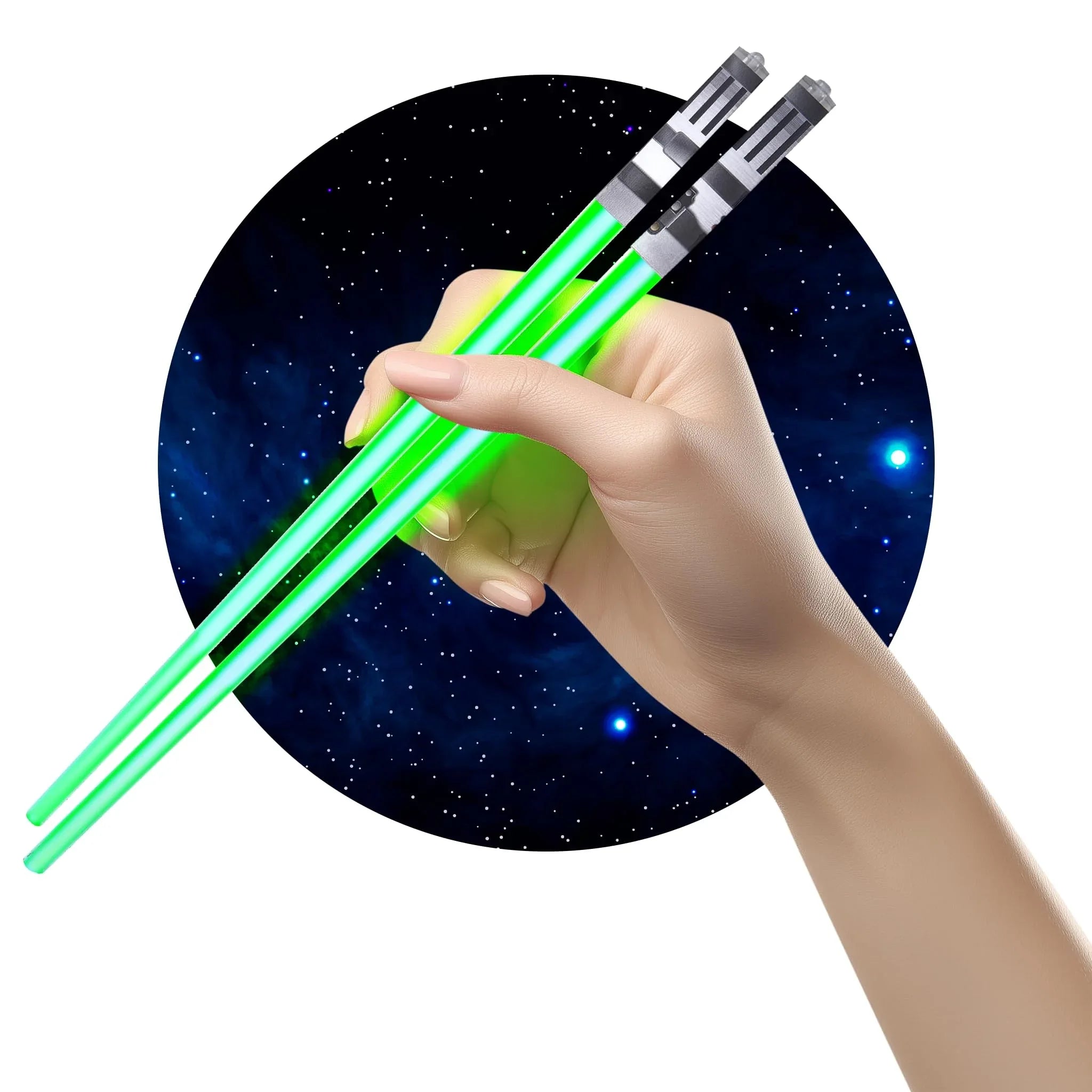 Lightsaber Led Light Up Chopsticks (1 Pair, Blue) - Unique Gift Market