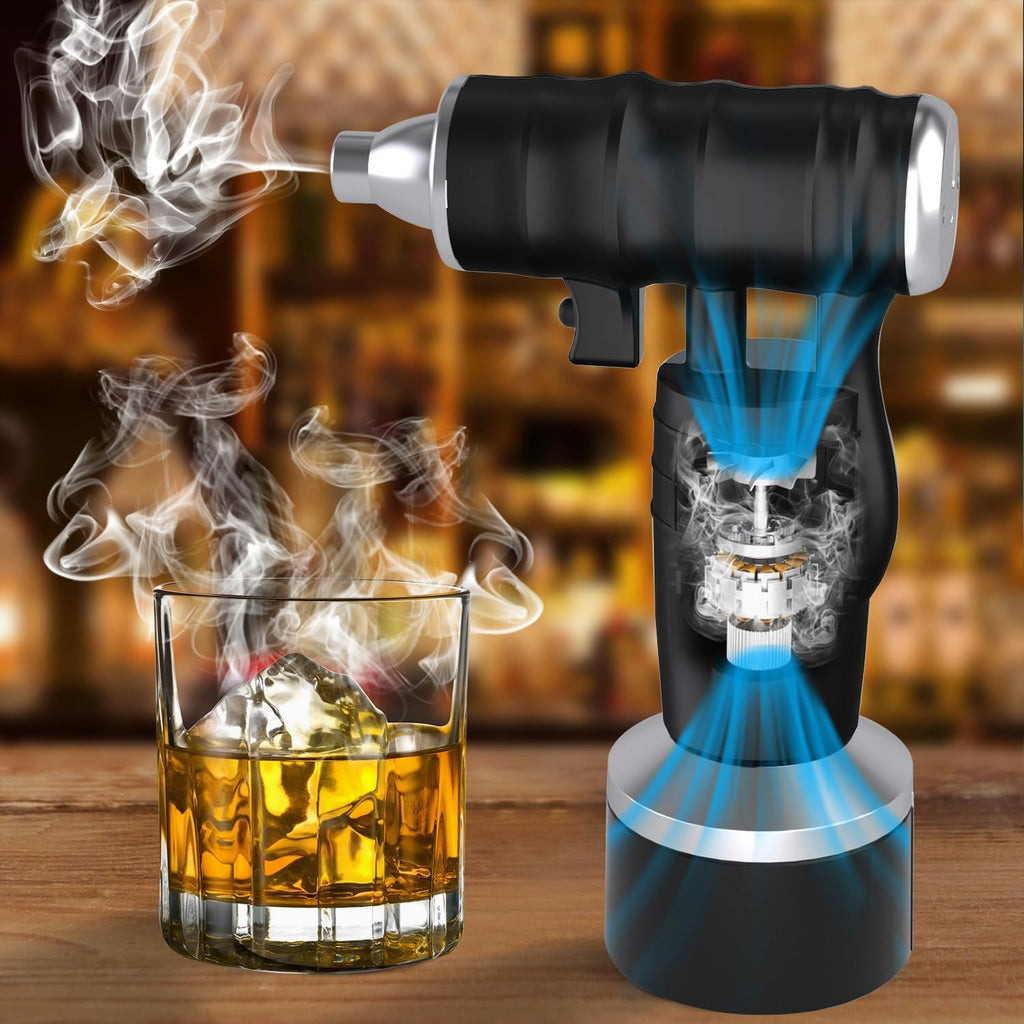 Bourbon Whiskey Gifts for Men Dad - Cocktail Smoker Kit with Torch, Birthday Anniversary Unique Gifts for Dad Boyfriend Husband Grandpa, Smoked Bourbon Kit, Mens Gifts Ideas