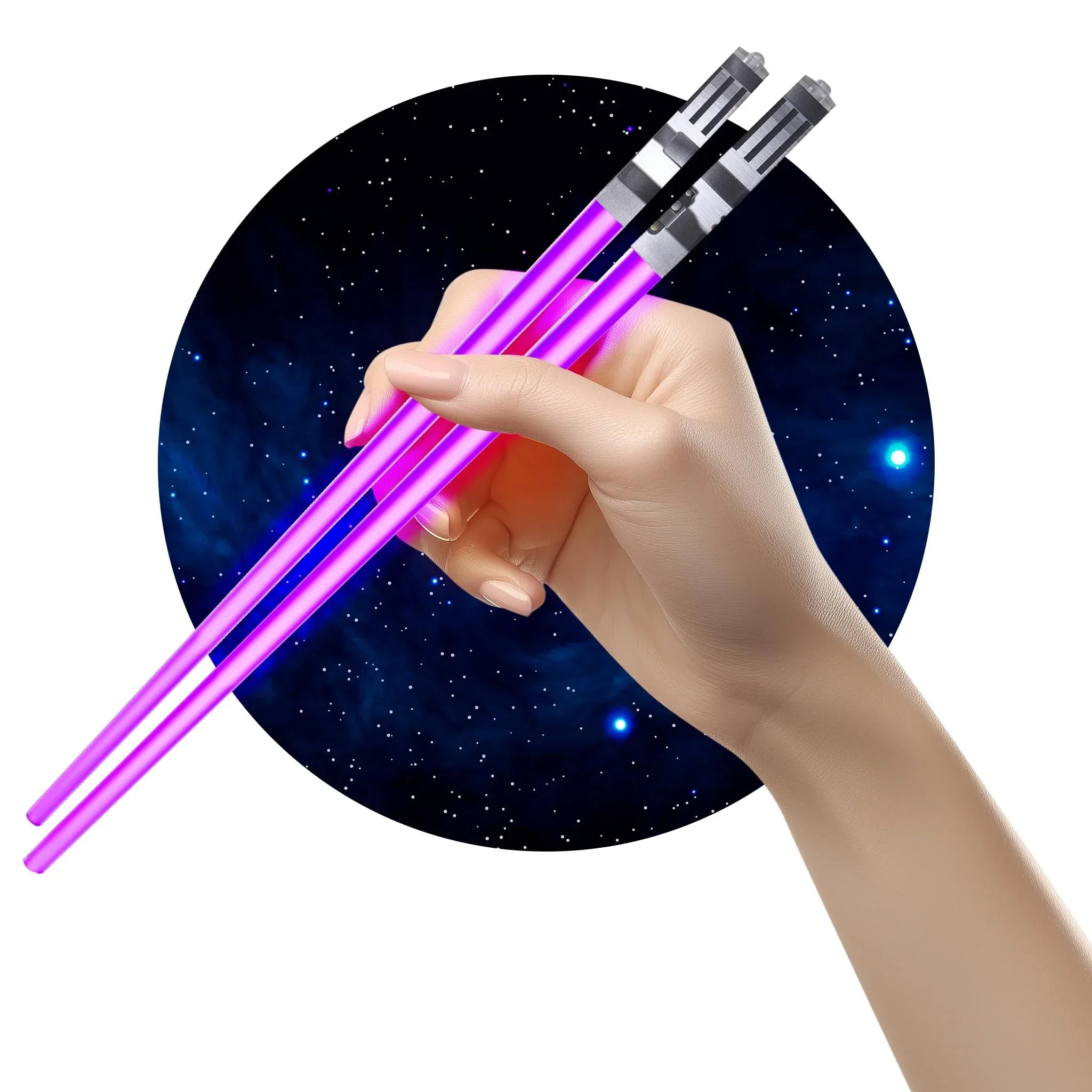 Lightsaber Led Light Up Chopsticks (1 Pair, Blue) - Unique Gift Market