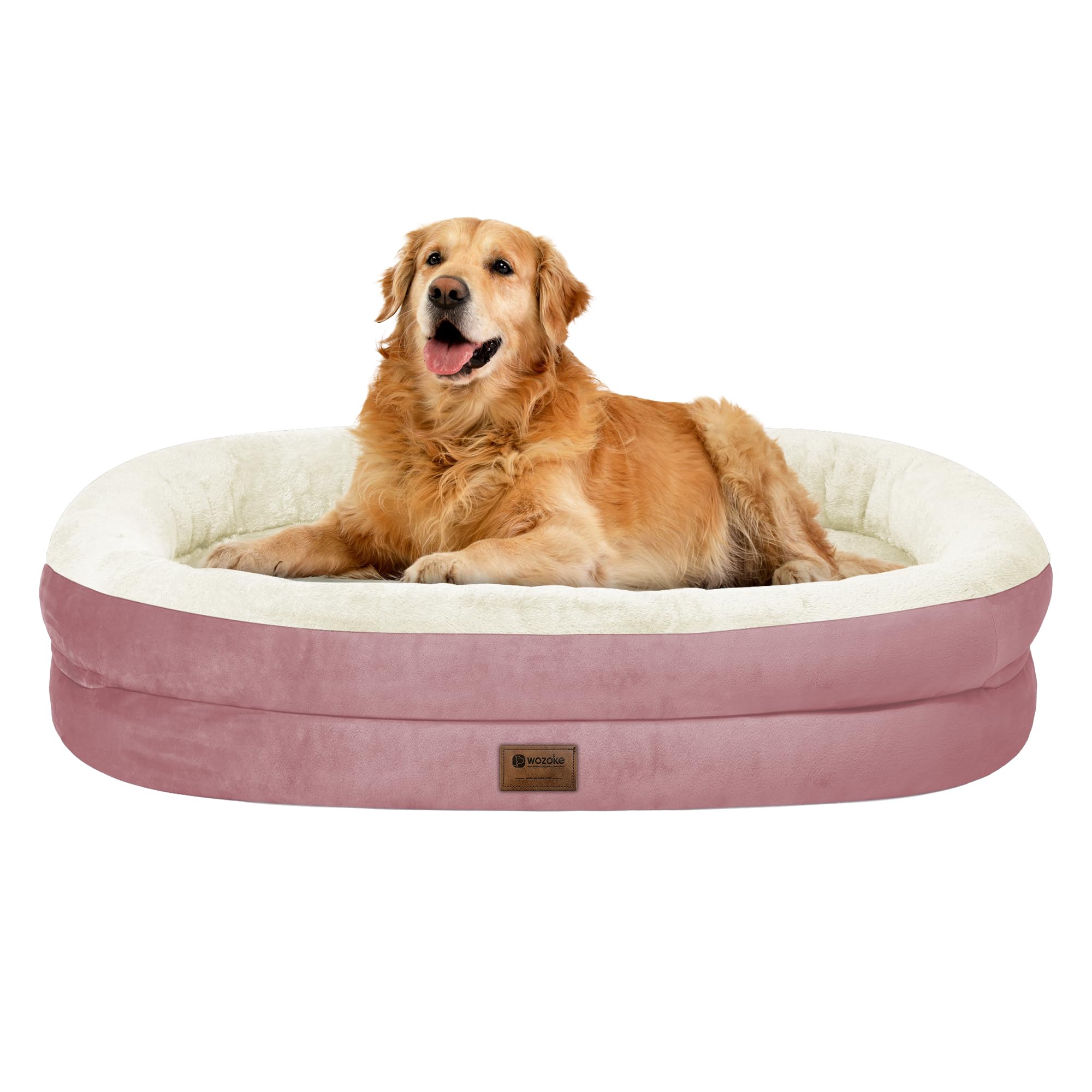 Giant Human Dog Bed for Adults and Pets, 74"x50"x12" Durable Memory Foam for Full-Body Comfort, Waterproof & Machine Washable Cover, Family Shared Lounger for Any Room, Grey