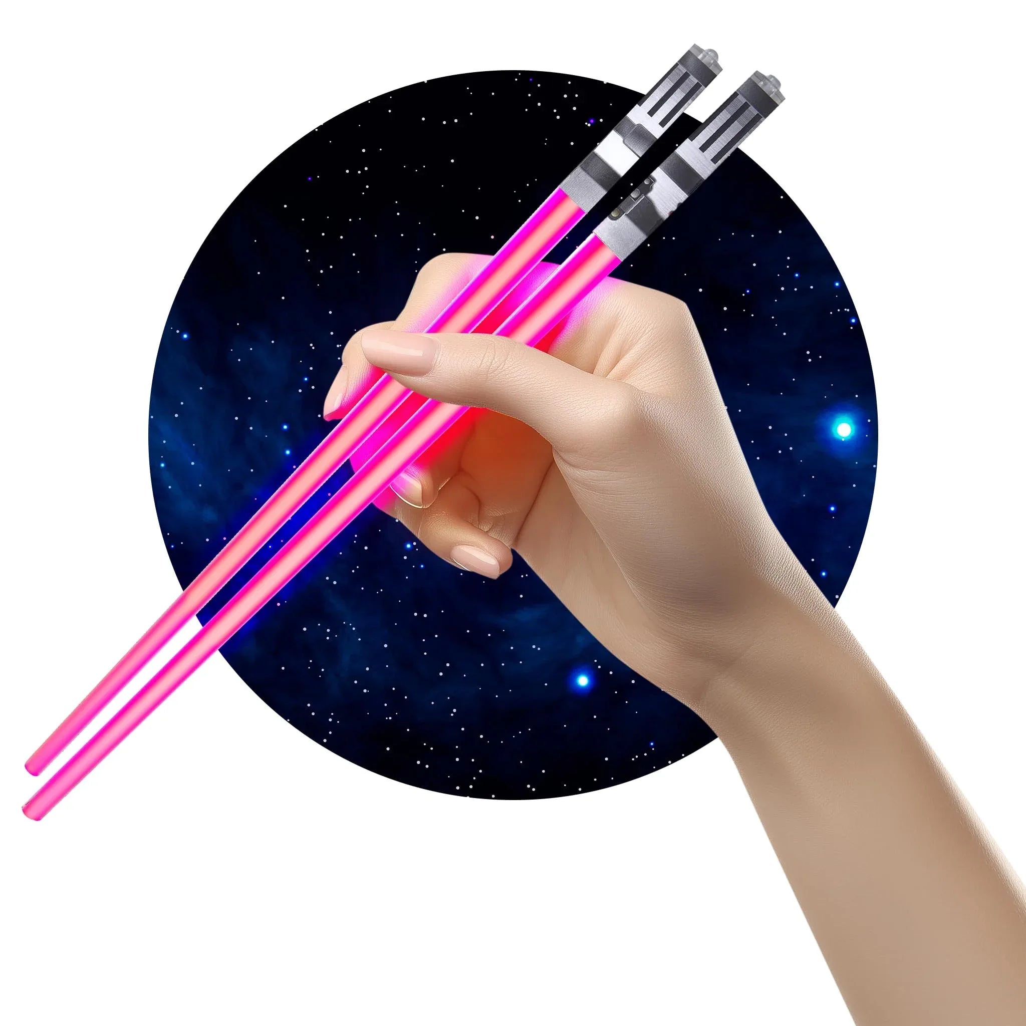 Lightsaber Led Light Up Chopsticks (1 Pair, Blue) - Unique Gift Market