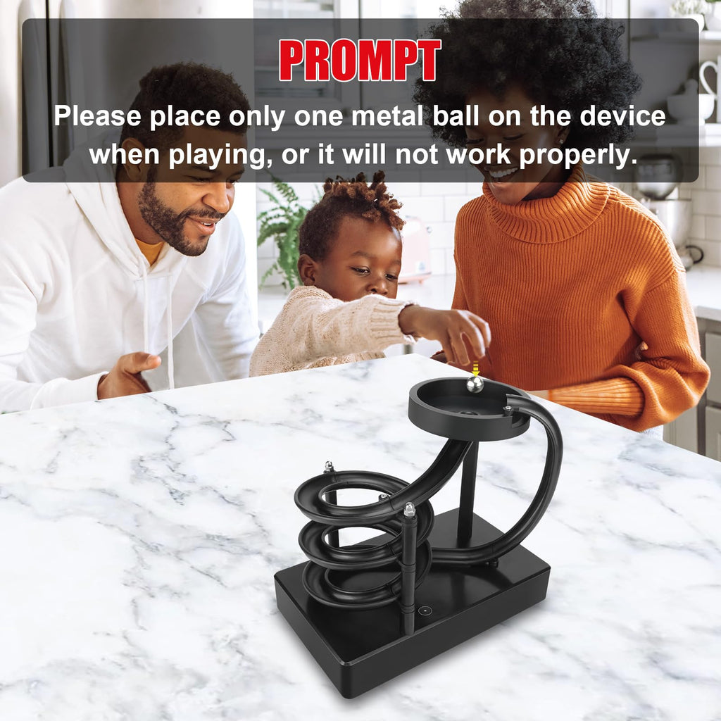 Kinetic Art Perpetual Motion Machine, Physical Balance Kinetic Energy Model, Newtons Science Physics Gadgets, Non-Stop Rolling Ball Toys, Balance Stress Relief Creative Gifts for Friends and Family