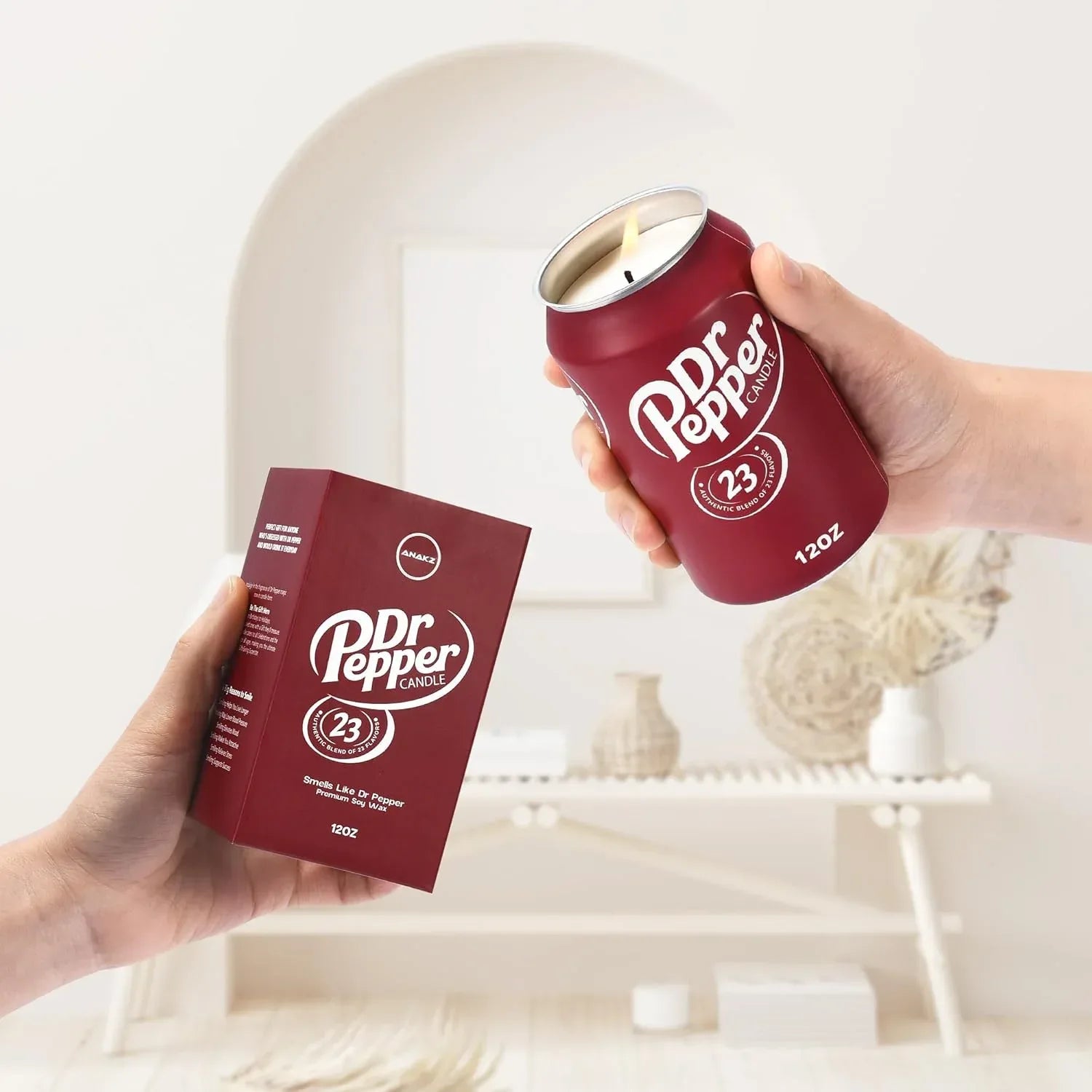 Doctor Pepper Candle - Smells Like The Real Soda - Cute Candles for Cool Gifts - Funny Candles for Any Occasion - Cute Things for Aesthetic Room Decor - Cool Candle for Cool Things - Unique Gift Market