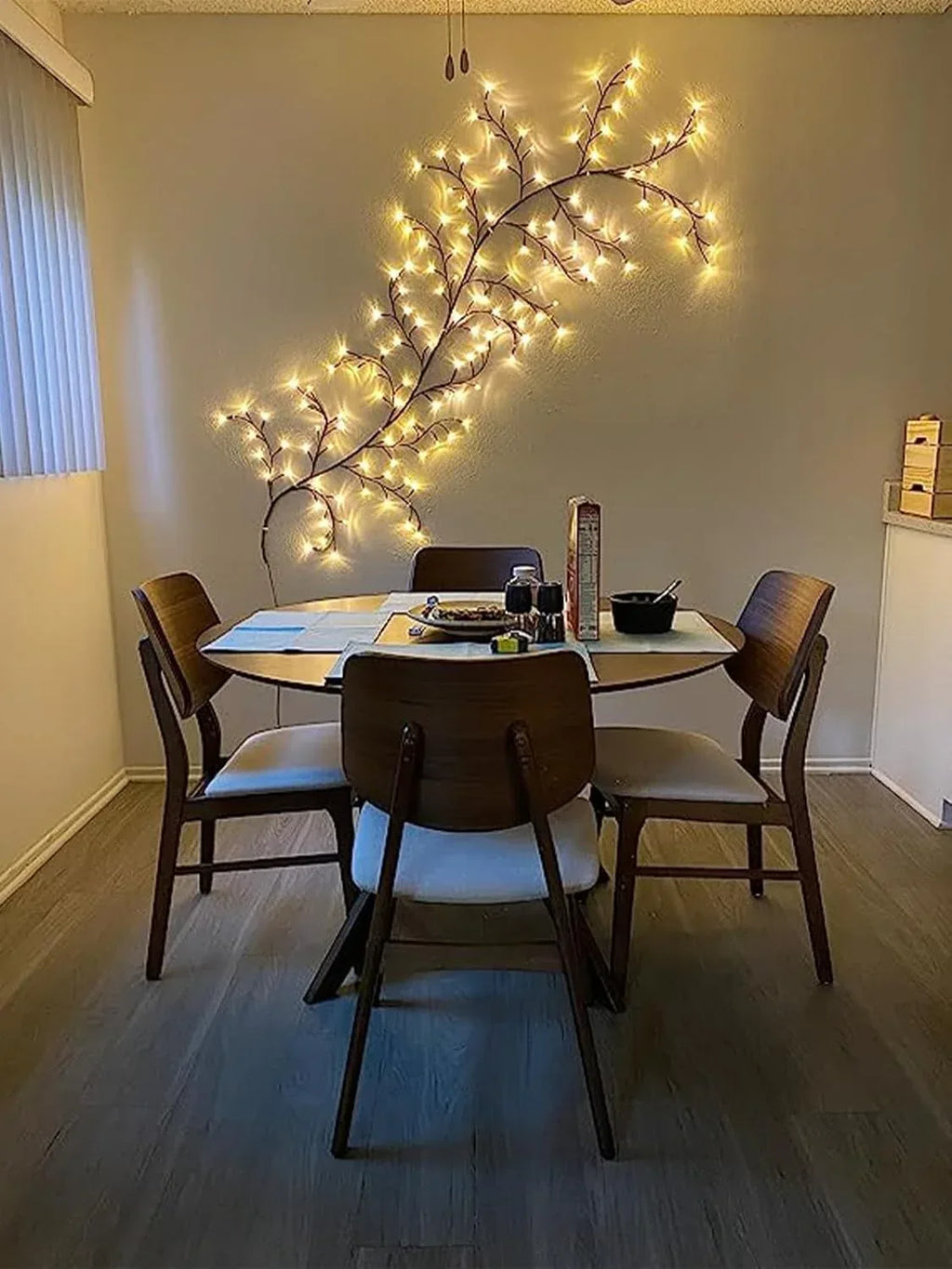 2PCS Enchanted Willow Vine Lights for Home Decor,Flexible DIY Lighted Branches with Remote On/Off Timer Dimmer,7.5FT Lighted Willow Vine 144LEDs for Bedroom Aesthetic Living Room Decor,Brown - Unique Gift Market
