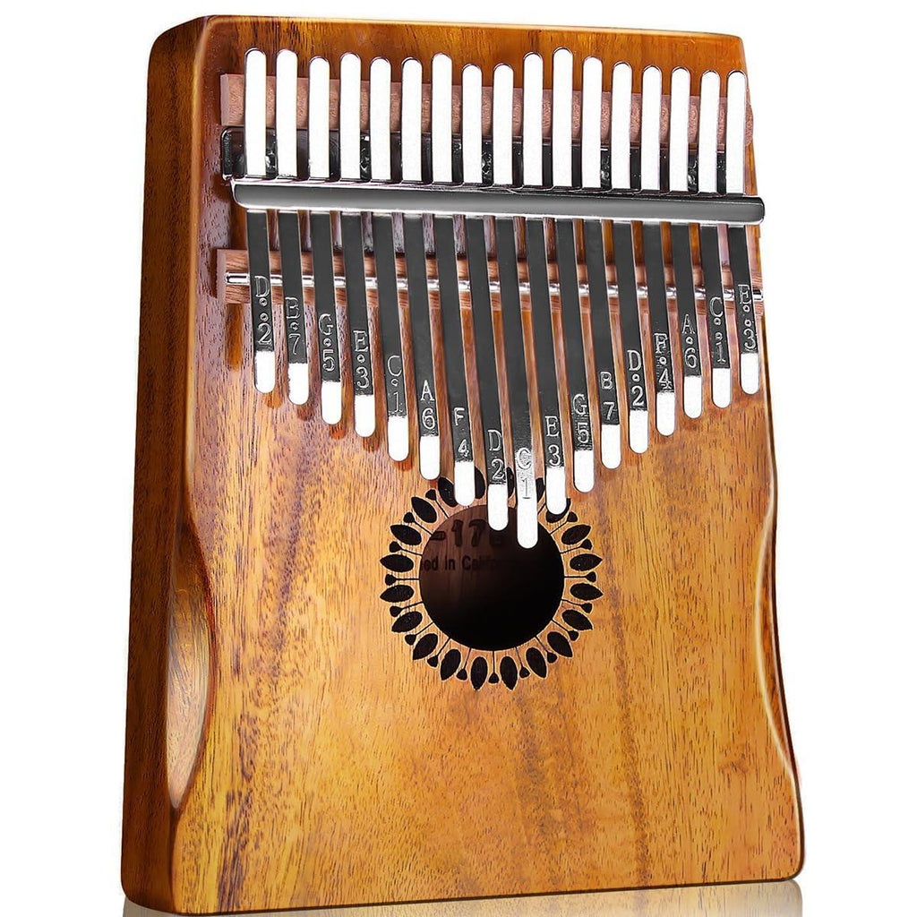 Kalimba Thumb Piano 17 Keys, Portable Mbira Finger Piano Gifts for Kids and Adults Beginners - Unique Gift Market