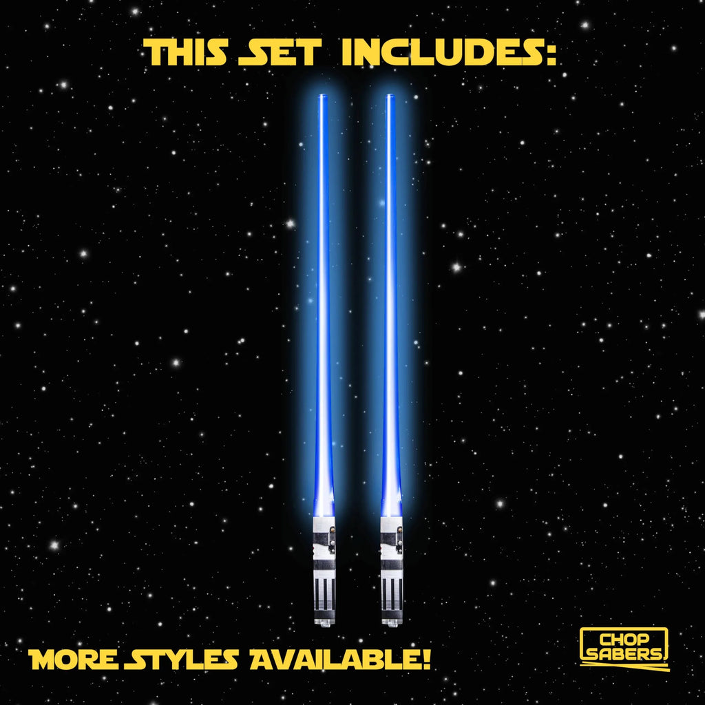 Lightsaber Led Light Up Chopsticks (1 Pair, Blue) - Unique Gift Market