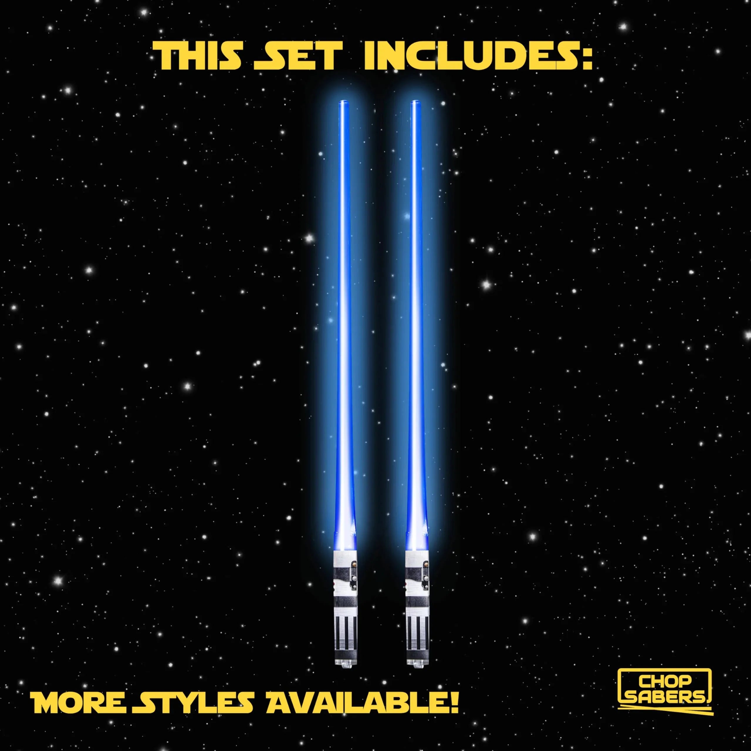 Lightsaber Led Light Up Chopsticks (1 Pair, Blue) - Unique Gift Market