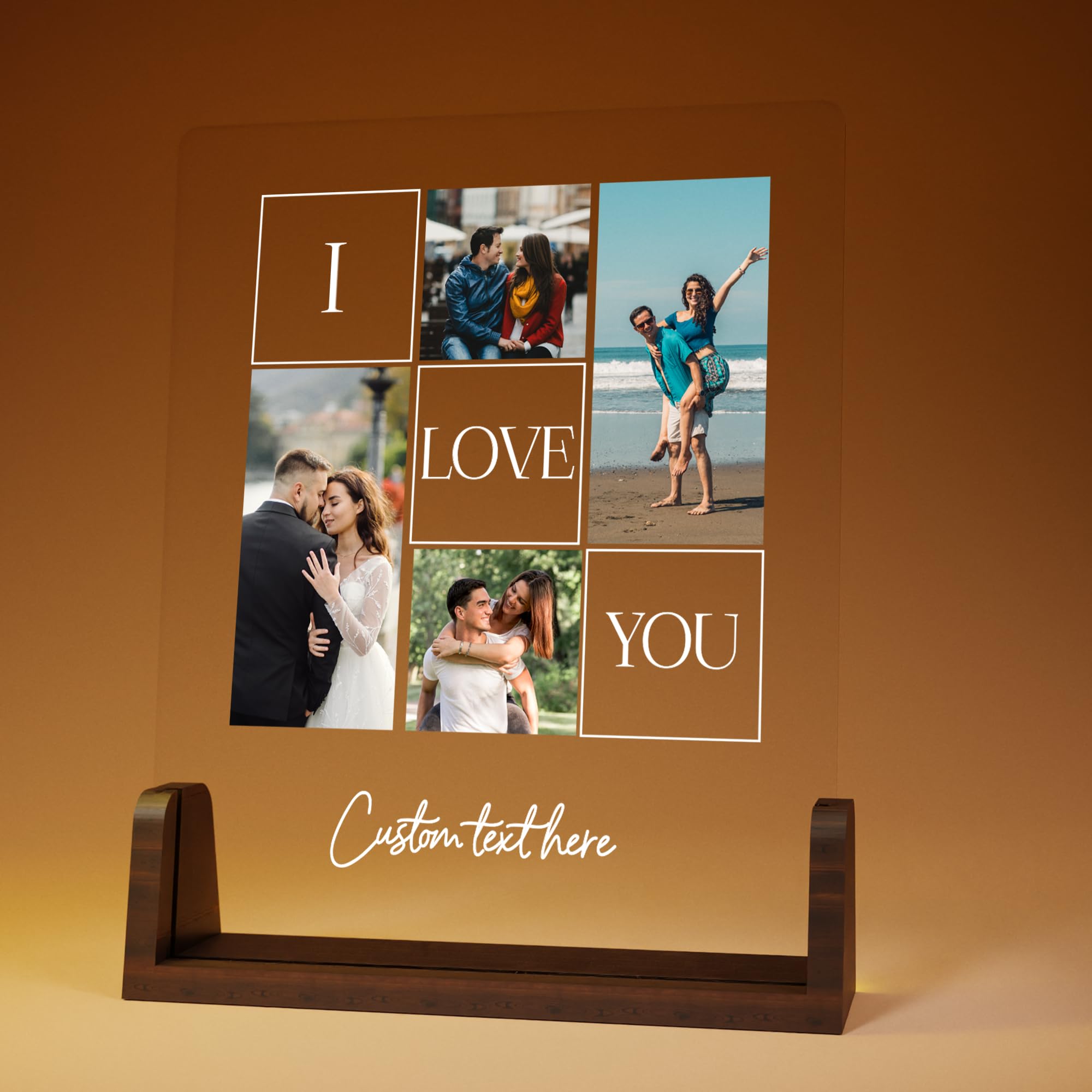 EGD Custom Spotify Plaque for Gifts for Her Him | Choose Your Photo & Song for Customized Gifts for Women Men | Gift for Wife Husband | Gift for Couples (E. Classic Song Plaque)
