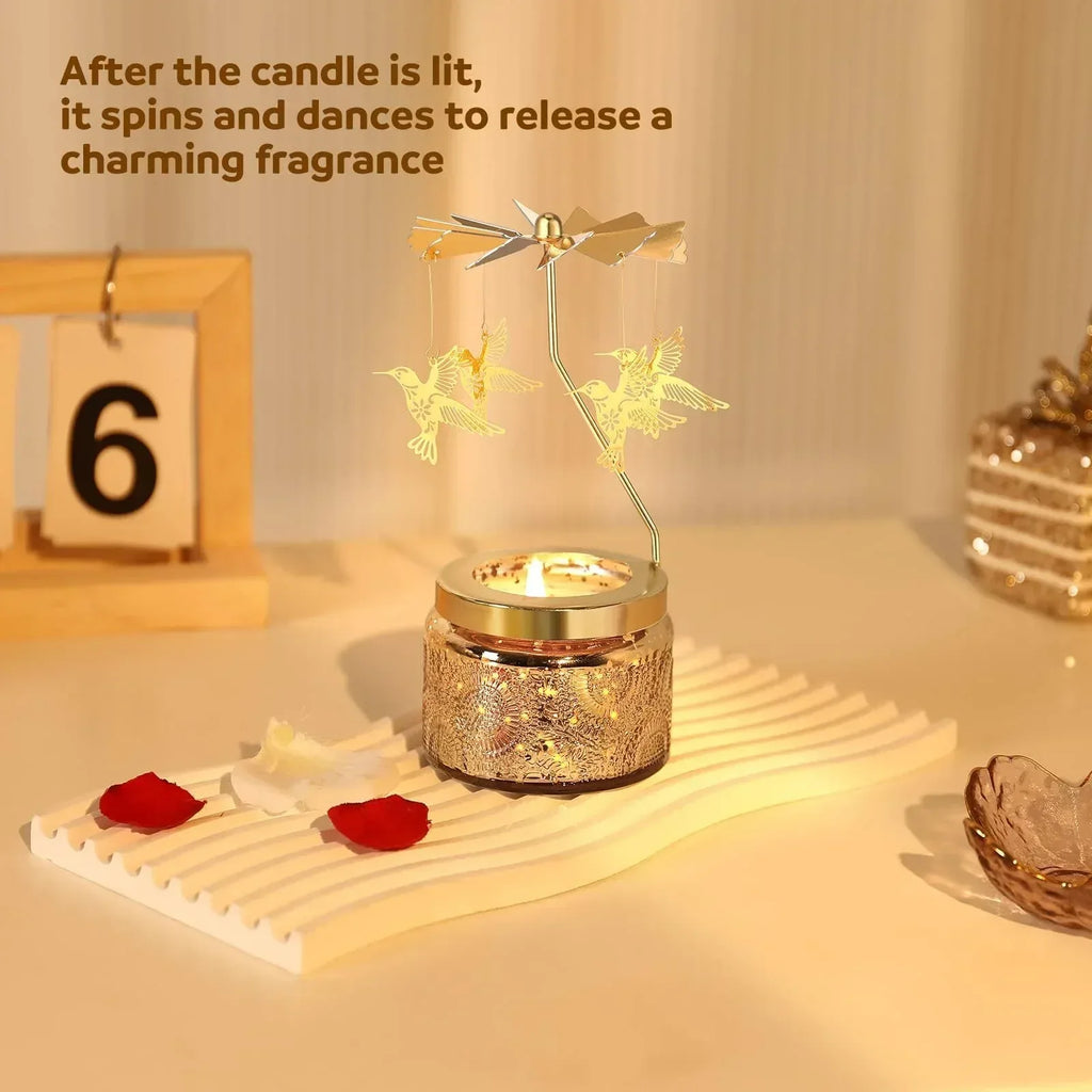 Unique Birthday Gift for Women, Rotating Scented Candles for Mom, Funny Birthday Gift for Grandma Wife Daughter, Ideal Choice for Valentines, Anniversary - Unique Gift Market
