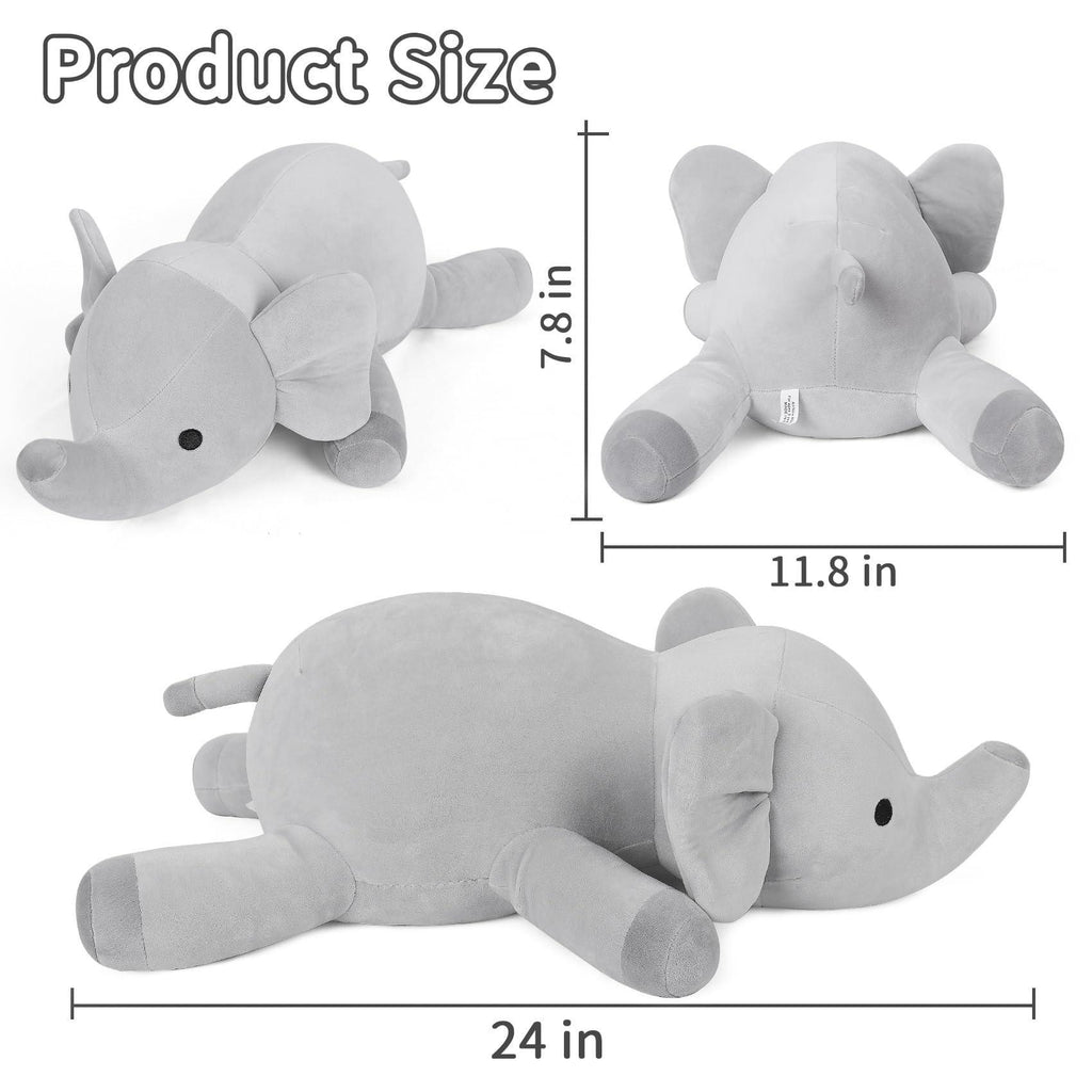 Wepop 5lbs Highland Cow Weighted Stuffed Animals, 22in Giant Highland Cow Gift Plush Toy,Adorable Stuffed Animal for Kids and Adults Highland Cattle Plushie Pillow Decor - Unique Gift Market