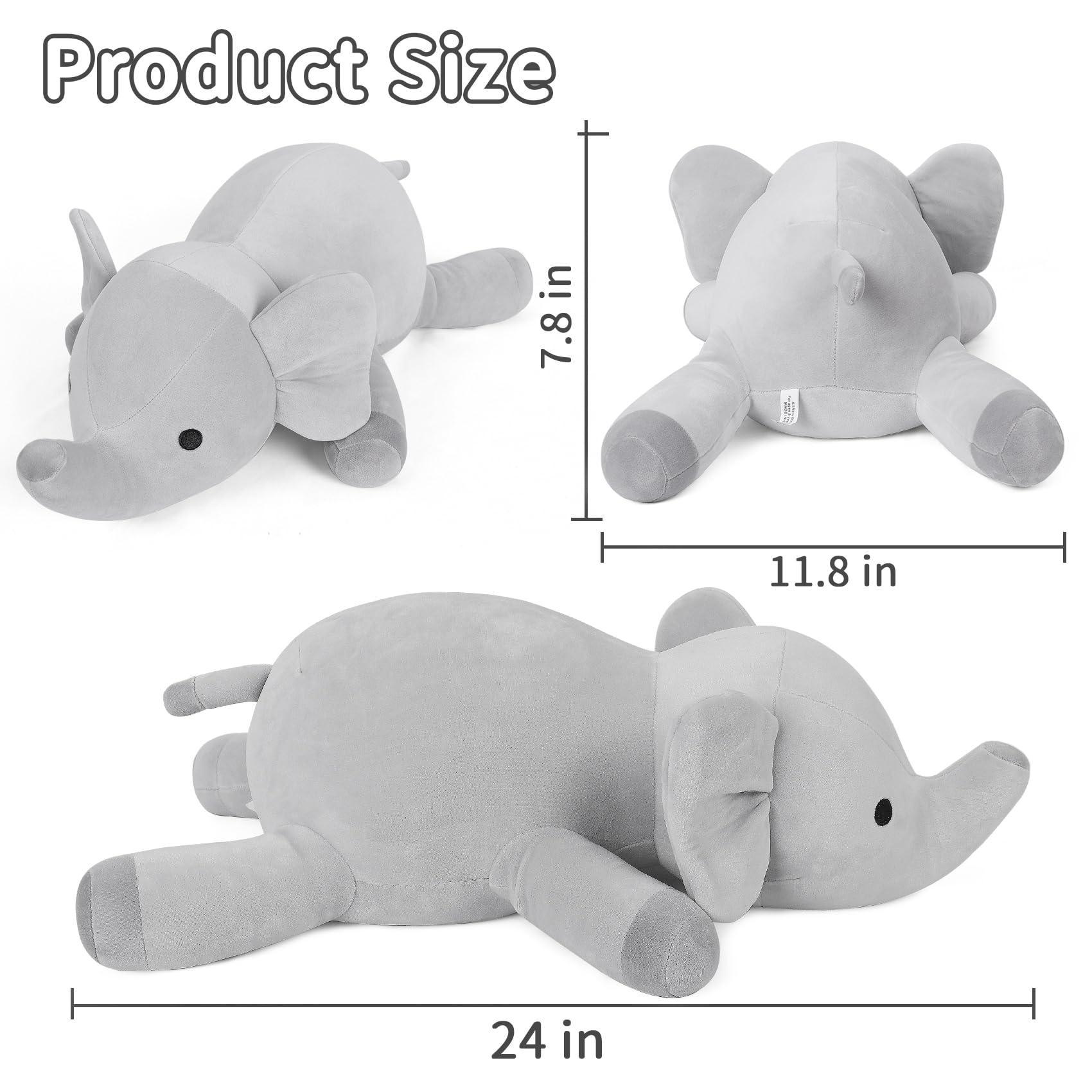 Wepop 5lbs Highland Cow Weighted Stuffed Animals, 22in Giant Highland Cow Gift Plush Toy,Adorable Stuffed Animal for Kids and Adults Highland Cattle Plushie Pillow Decor - Unique Gift Market