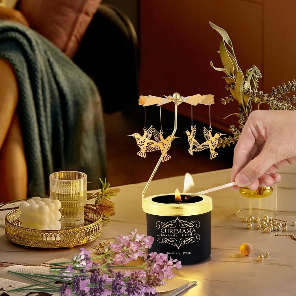 Unique Birthday Gift for Women, Rotating Scented Candles for Mom, Funny Birthday Gift for Grandma Wife Daughter, Ideal Choice for Valentines, Anniversary - Unique Gift Market