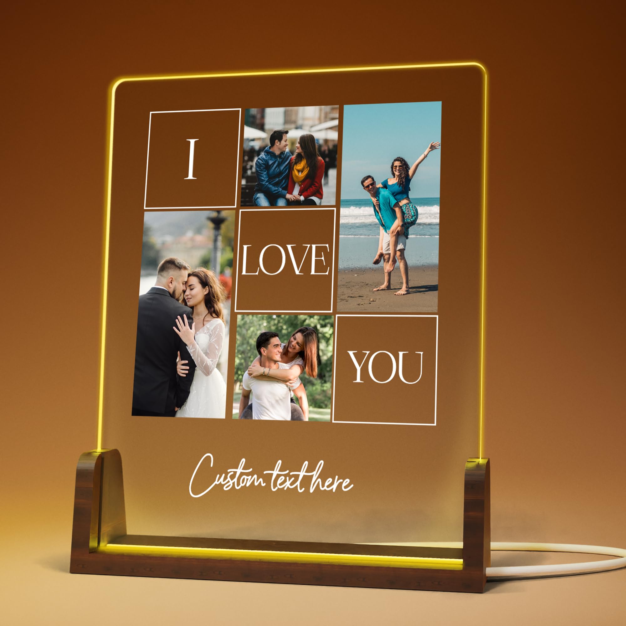 EGD Custom Spotify Plaque for Gifts for Her Him | Choose Your Photo & Song for Customized Gifts for Women Men | Gift for Wife Husband | Gift for Couples (E. Classic Song Plaque)