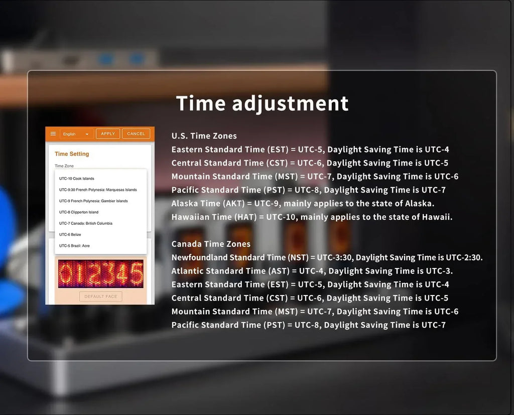 Adventurers IPS Nixie Tube Clock, Creative Electronic DIY Nixie Tube Clock Simulation with 6-Bit IPS LCD Screen,12/24 Hours, RGB Backlit Desktop Decoration,Gifts for Decorating Rooms and Desks - Unique Gift Market