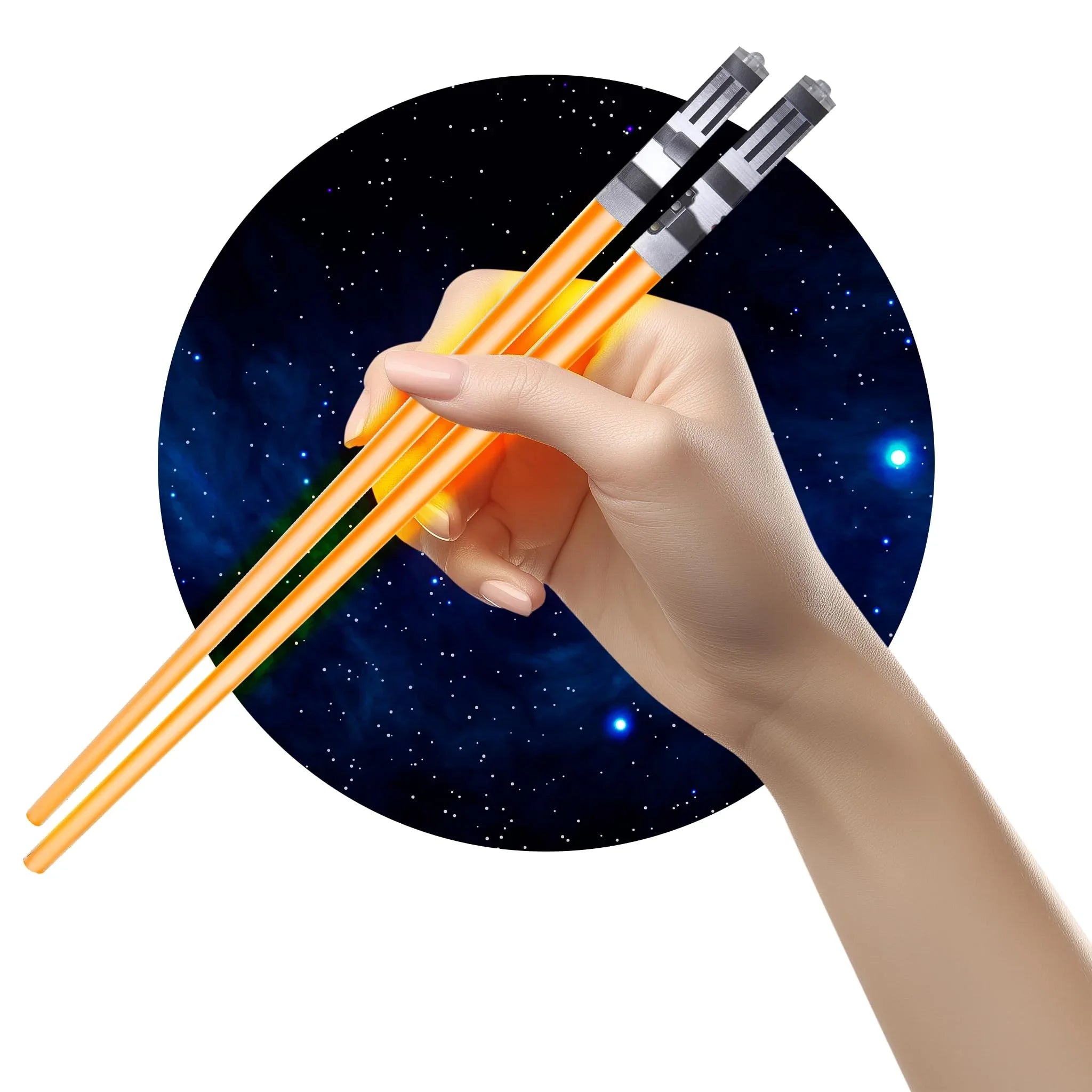Lightsaber Led Light Up Chopsticks (1 Pair, Blue) - Unique Gift Market