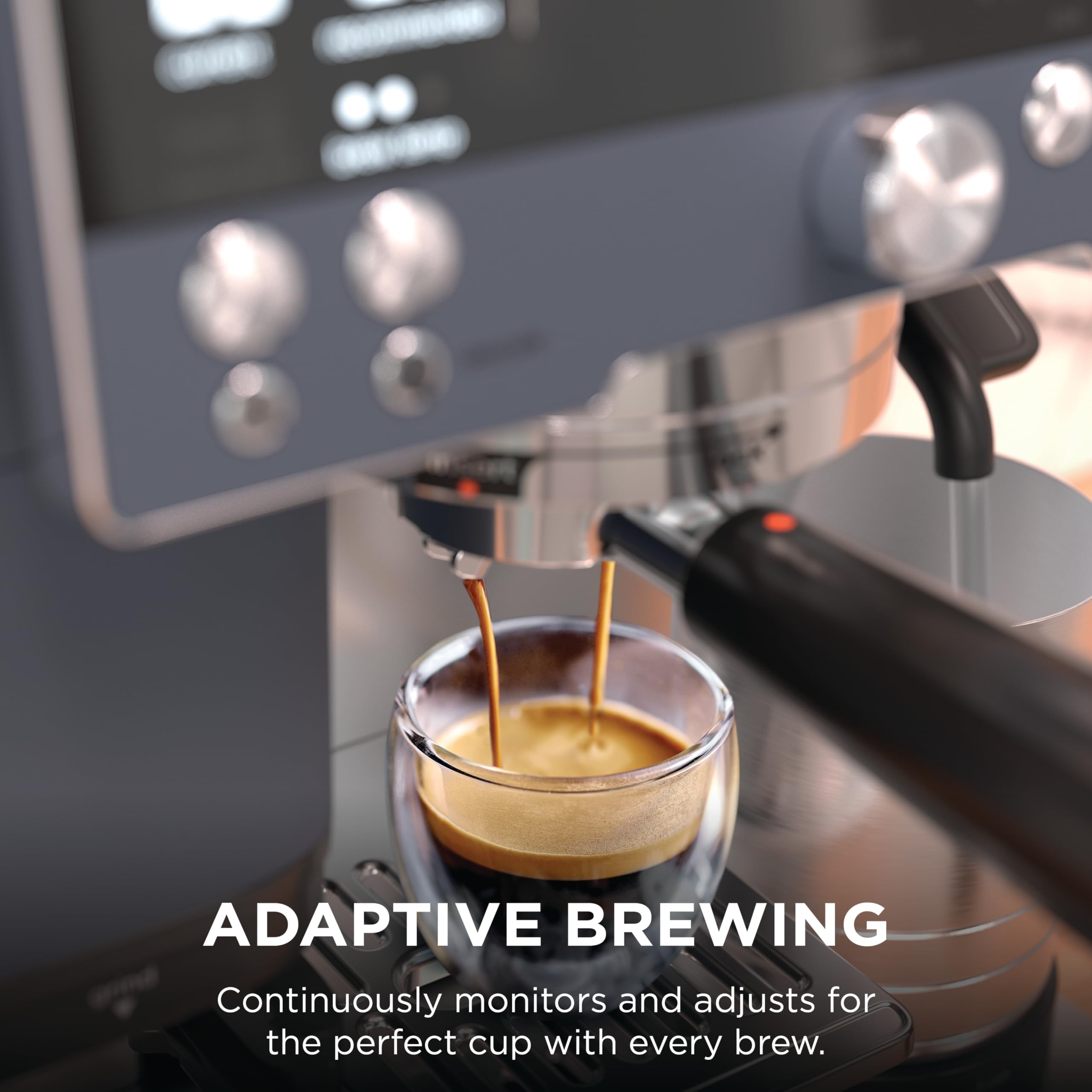 Ninja Luxe Café 3-in-1 Espresso, Drip Coffee and Cold Brew Machine | Integrated Coffee Grinder, Milk Frother, Assisted Tamper & Built-In Espresso Accessory Storage | Stainless Steel | ES601