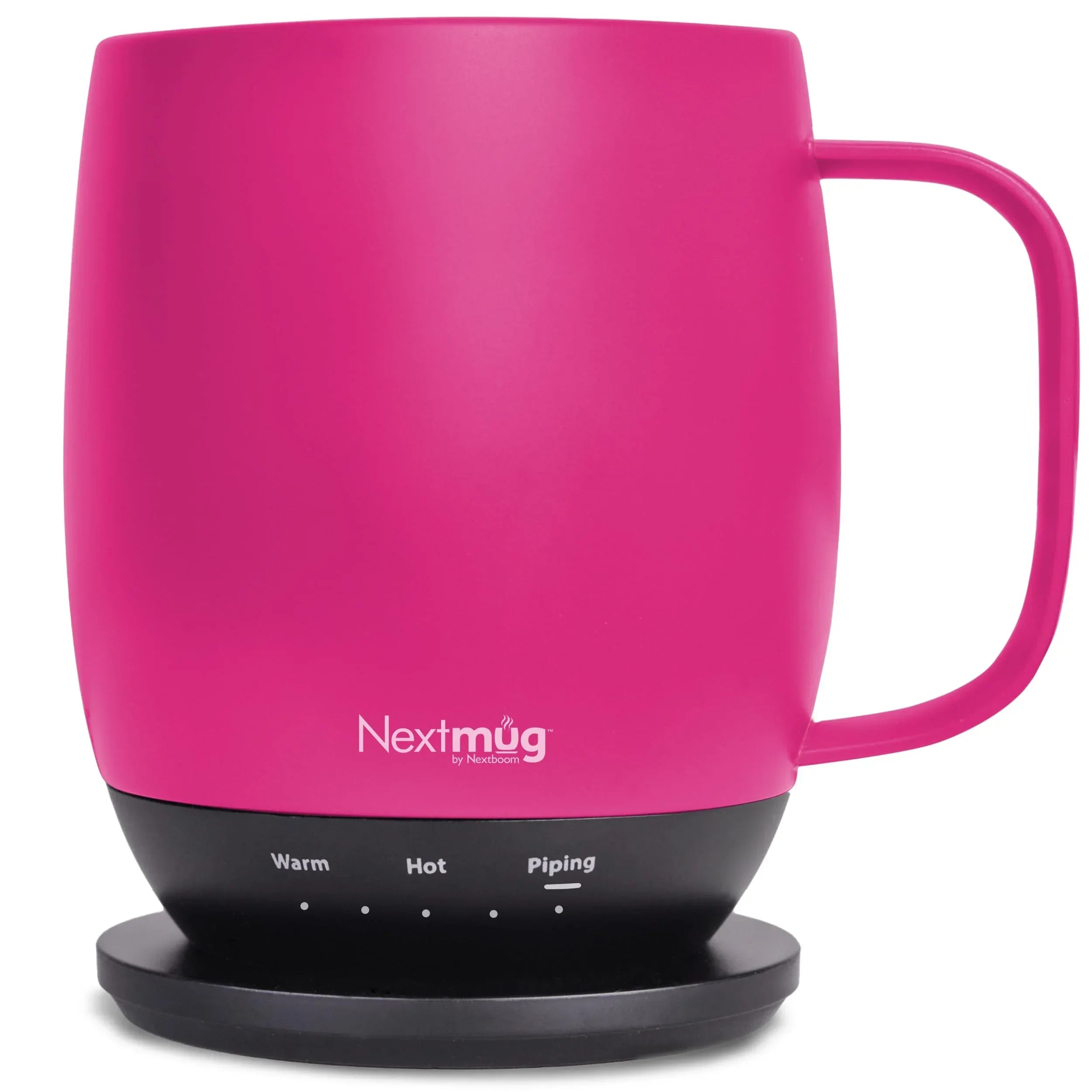 Nextmug - Temperature-Controlled, Self-Heating Coffee Mug (Black - 14 oz.) - Unique Gift Market
