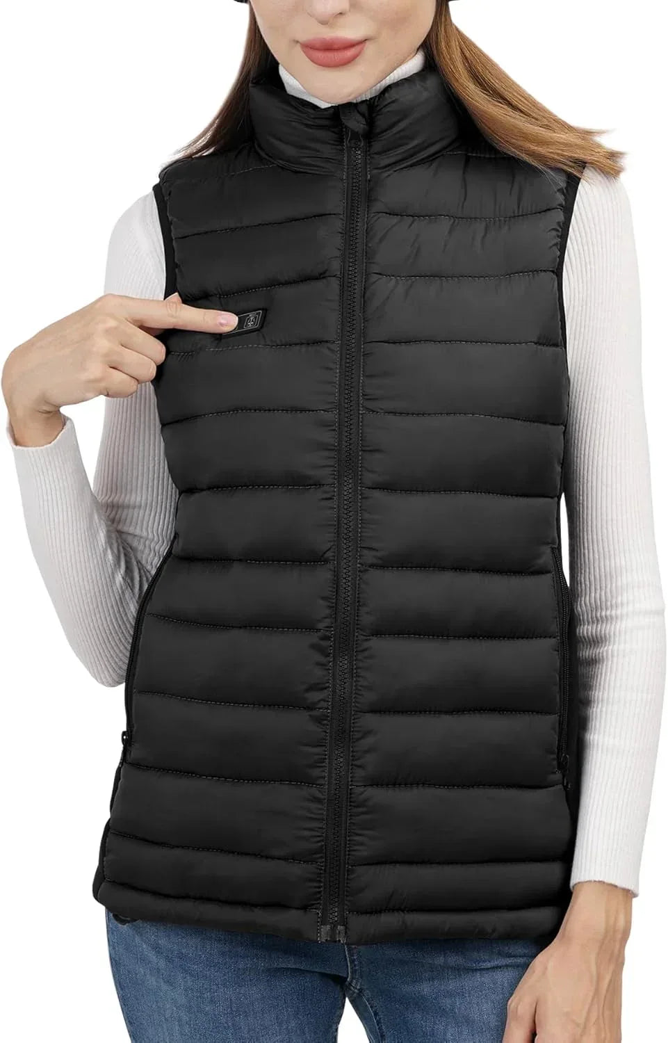 Loowoko Heated Vest for Women with Battery Pack Included, Rechargeable Heated Jacket Coat Electric Heating Vests for Winter - Unique Gift Market