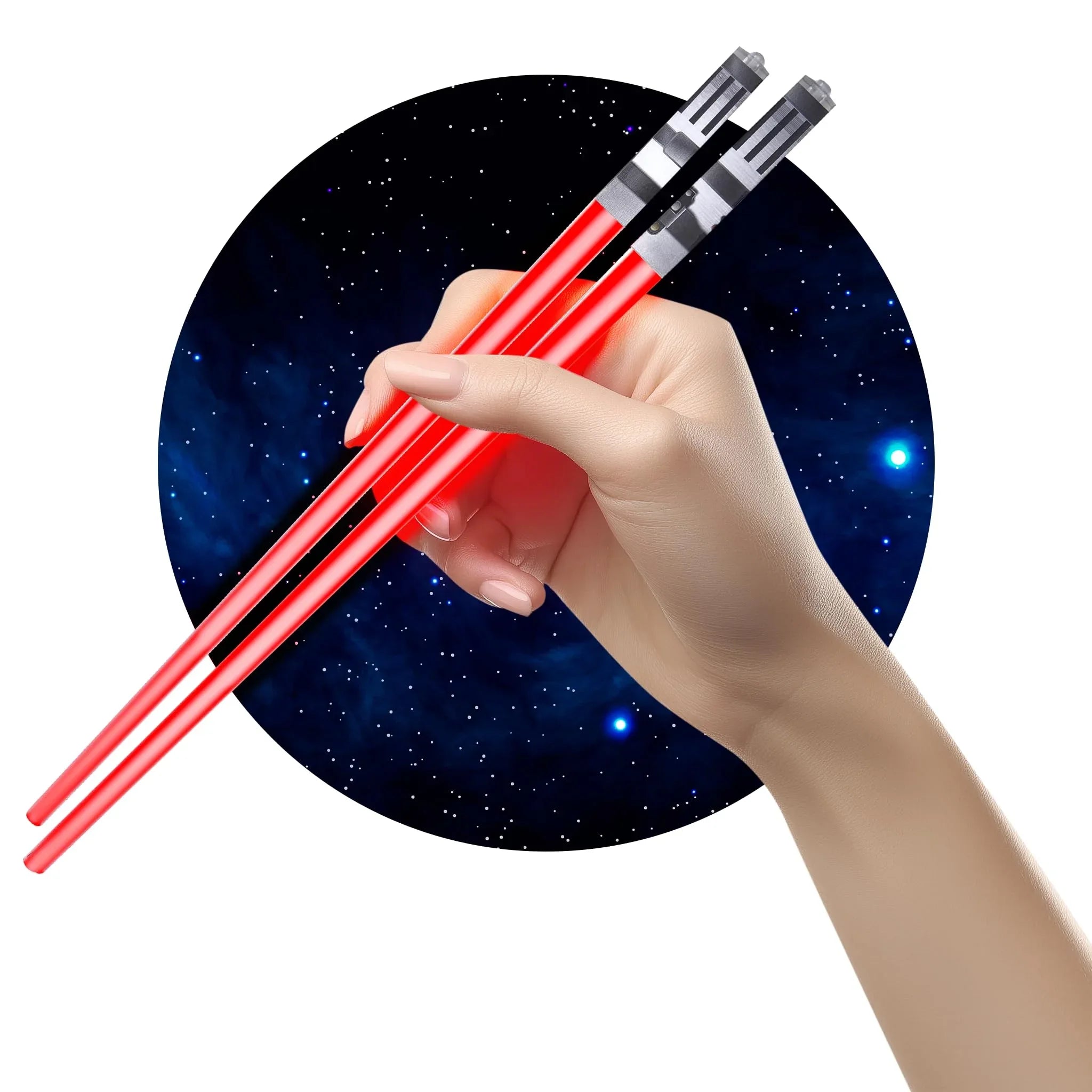 Lightsaber Led Light Up Chopsticks (1 Pair, Blue) - Unique Gift Market