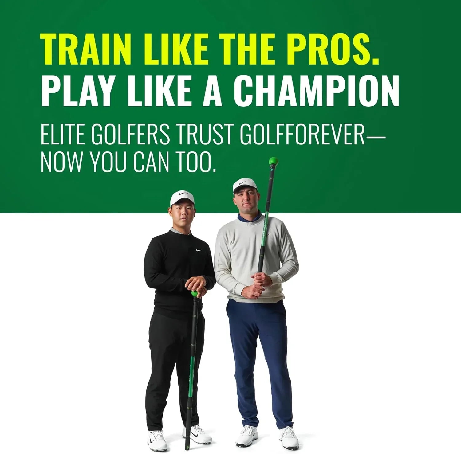 GolfForever Swing Trainer – Golf Training & Fitness System for Strength, Flexibility & Swing Power – Includes 30-Day Membership & Training Bar for Golf-Specific Workouts - Unique Gift Market