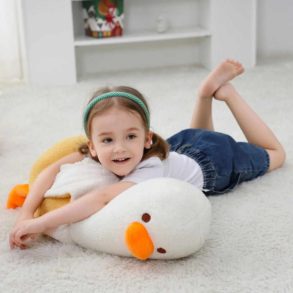 27.5" Big Banana Duck Plush, Duck Plush, Cute Banana Plushie Pillow Gift for Girls Boys Girlfriend Adults Kawaii Room Decor - Unique Gift Market
