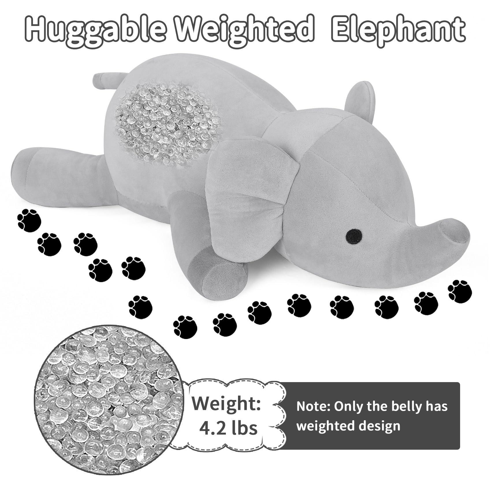 Wepop 5lbs Highland Cow Weighted Stuffed Animals, 22in Giant Highland Cow Gift Plush Toy,Adorable Stuffed Animal for Kids and Adults Highland Cattle Plushie Pillow Decor - Unique Gift Market