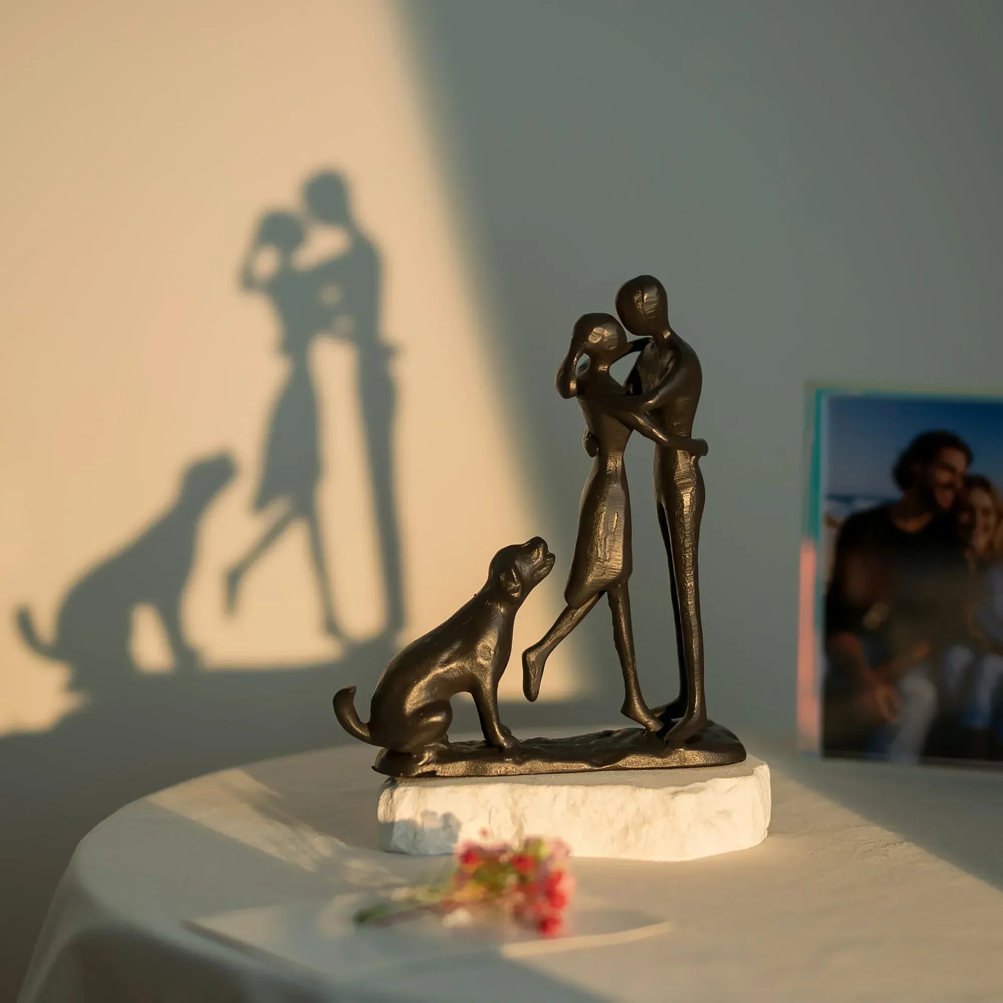 Sziqiqi Anniversary Wedding Gifts for Couple: 6th Anniversary Iron Gifts for Him Her Women Couples - 6 Year Wedding Gift for Christmas Valentines Birthday - Couple Dancing Figurines - Unique Gift Market