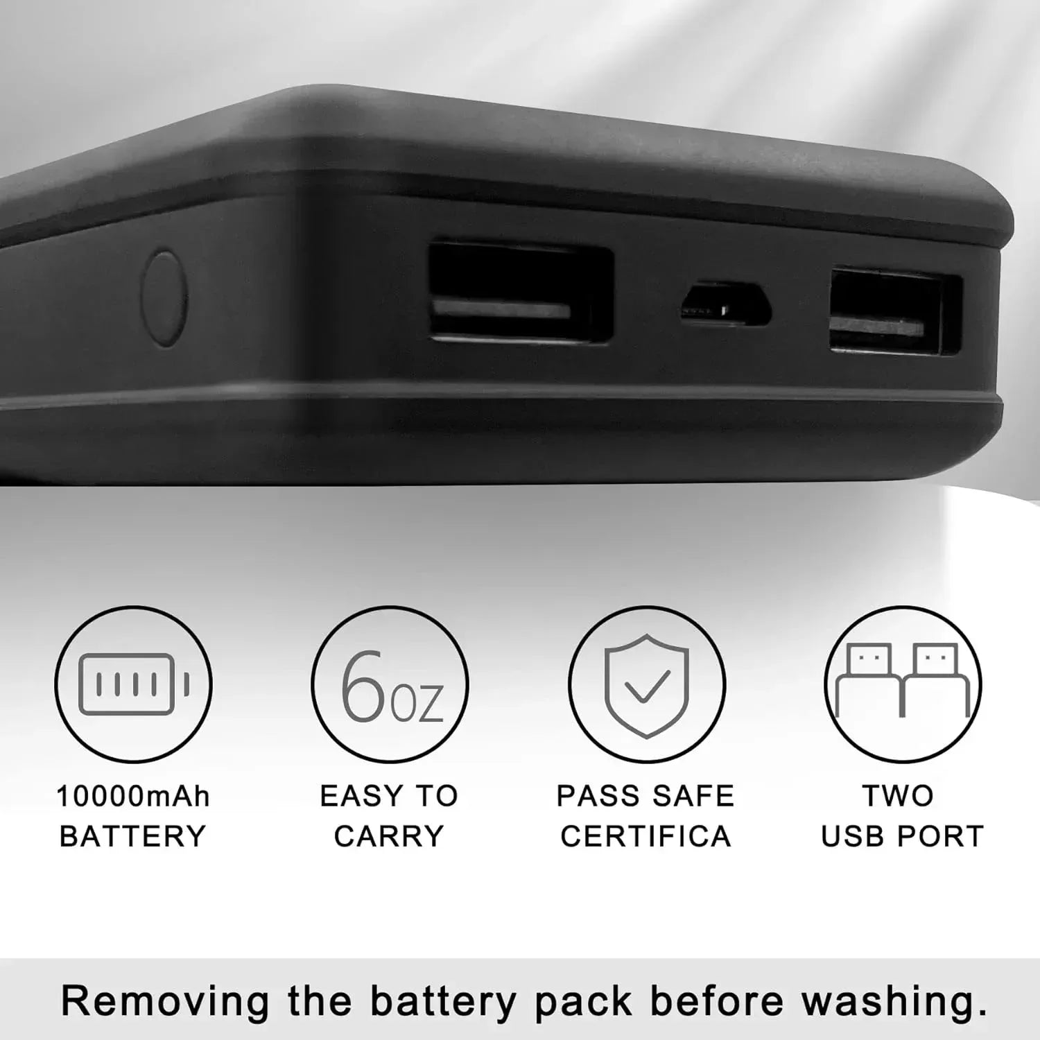 Loowoko Heated Vest for Women with Battery Pack Included, Rechargeable Heated Jacket Coat Electric Heating Vests for Winter - Unique Gift Market