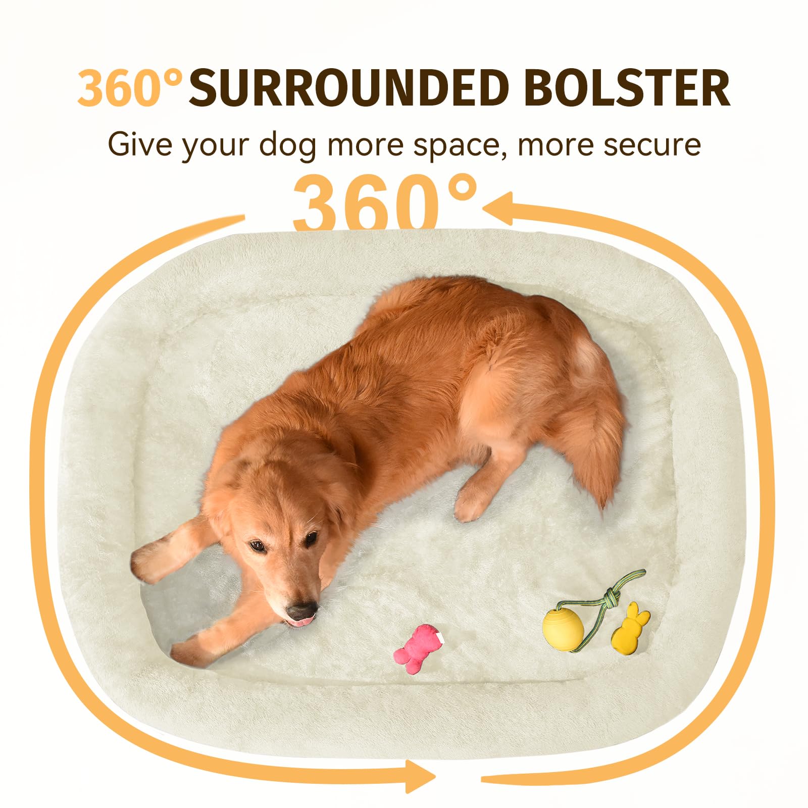 Giant Human Dog Bed for Adults and Pets, 74"x50"x12" Durable Memory Foam for Full-Body Comfort, Waterproof & Machine Washable Cover, Family Shared Lounger for Any Room, Grey