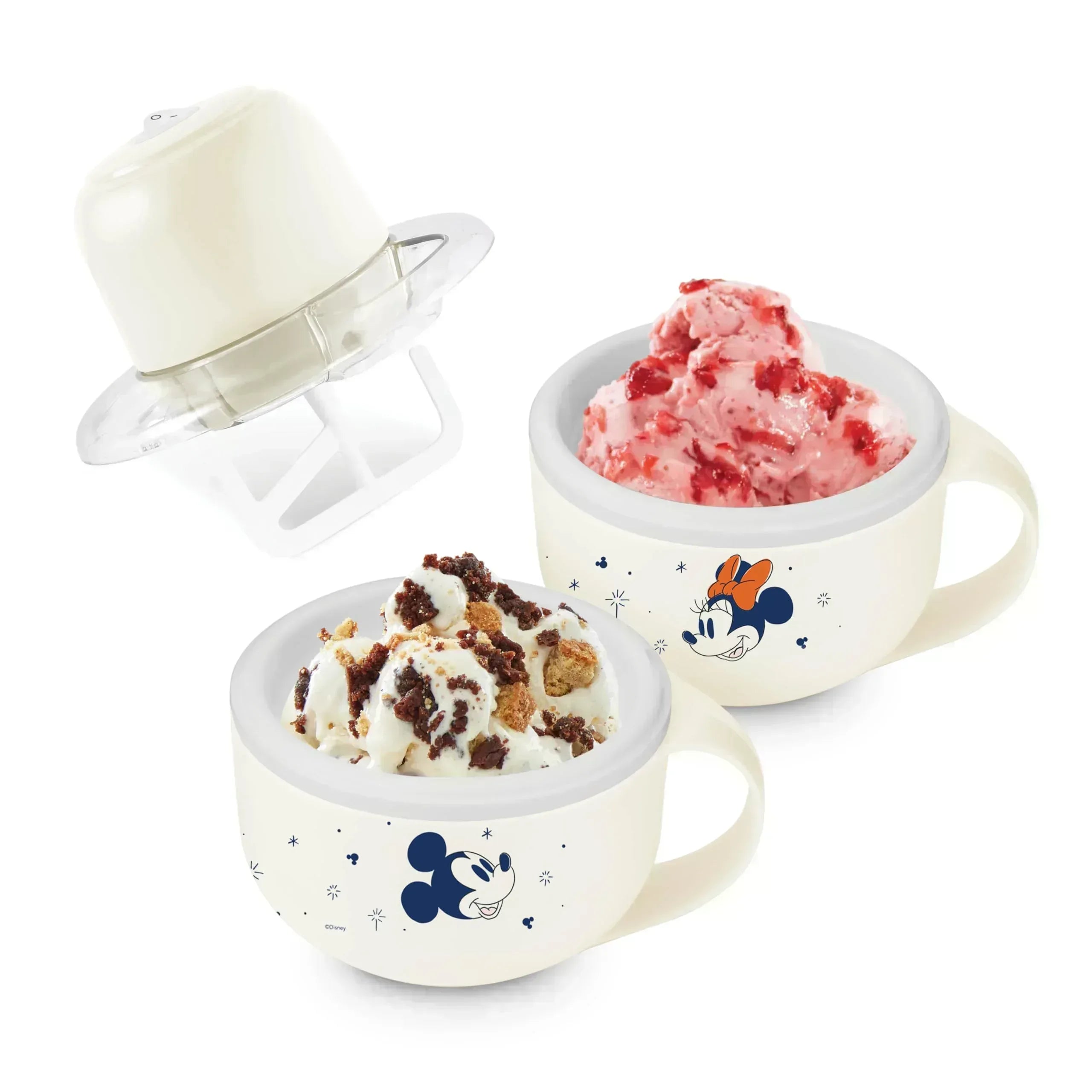 Dash My Mug Ice Cream Maker - Makes Single Serving of Gelato, Frozen Yogurt, Sorbet & More - Easy to Clean & Use - Aqua, 2 Bowls - Unique Gift Market
