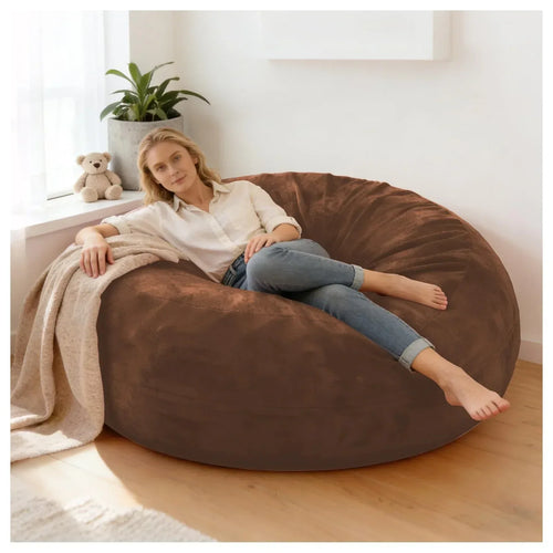 Big Beanbag Chairs for Adults ，6FT Bean Bag Chair with Filler Memory Foam Chair Super Soft Plush, Living Room Furniture, Suitable for bedrooms, Comfy Lounge Reading Chairs Birthday Gifts for Women Mom - Unique Gift Market