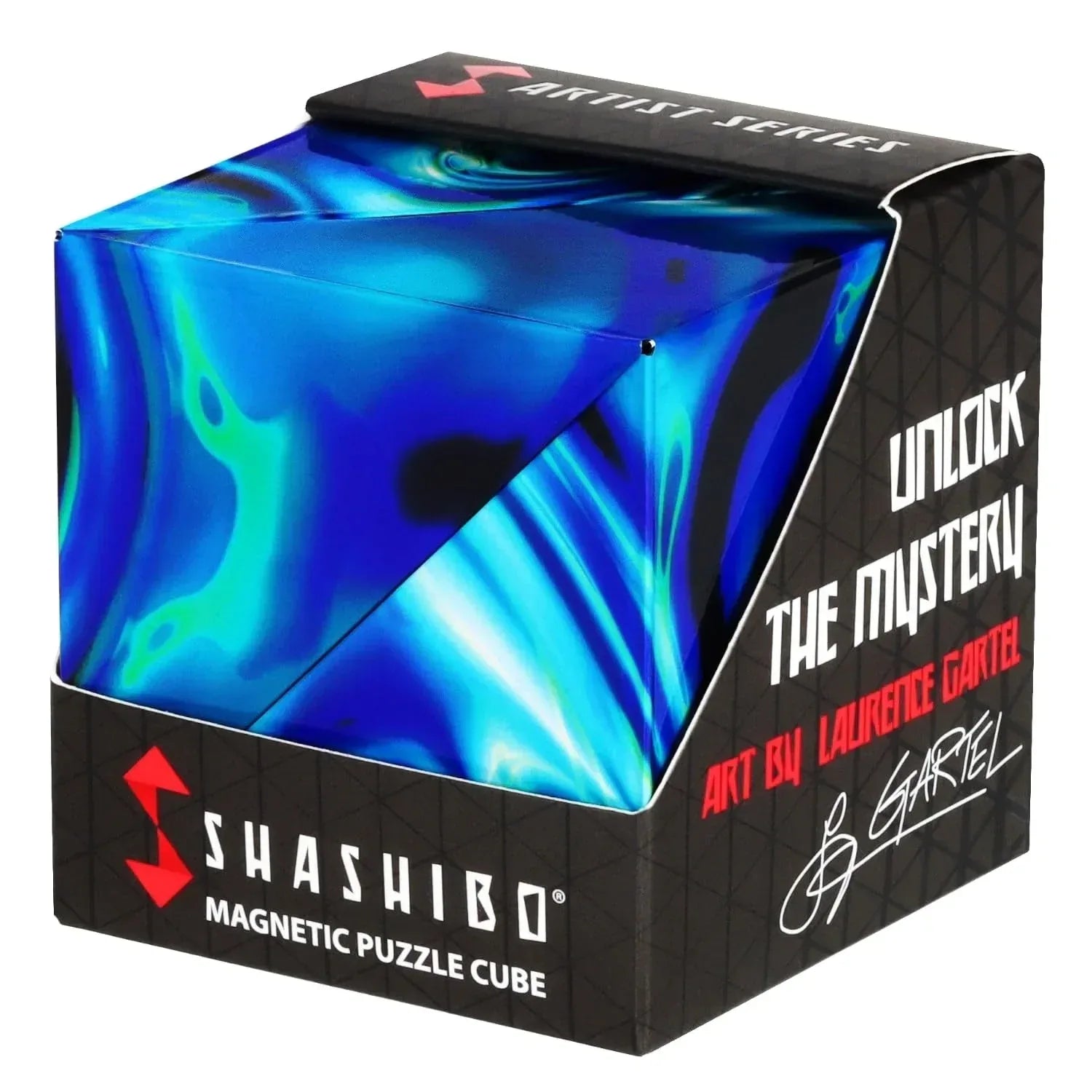 Shashibo Shape Shifting Box - Award-Winning STEM Fidget Toy with Ultra Strong Magnets - Puzzle Cube Transforms Into 100+ Shapes, Perfect Sensory Gift for Kids, Teens, and Adults (Wings) - Unique Gift Market