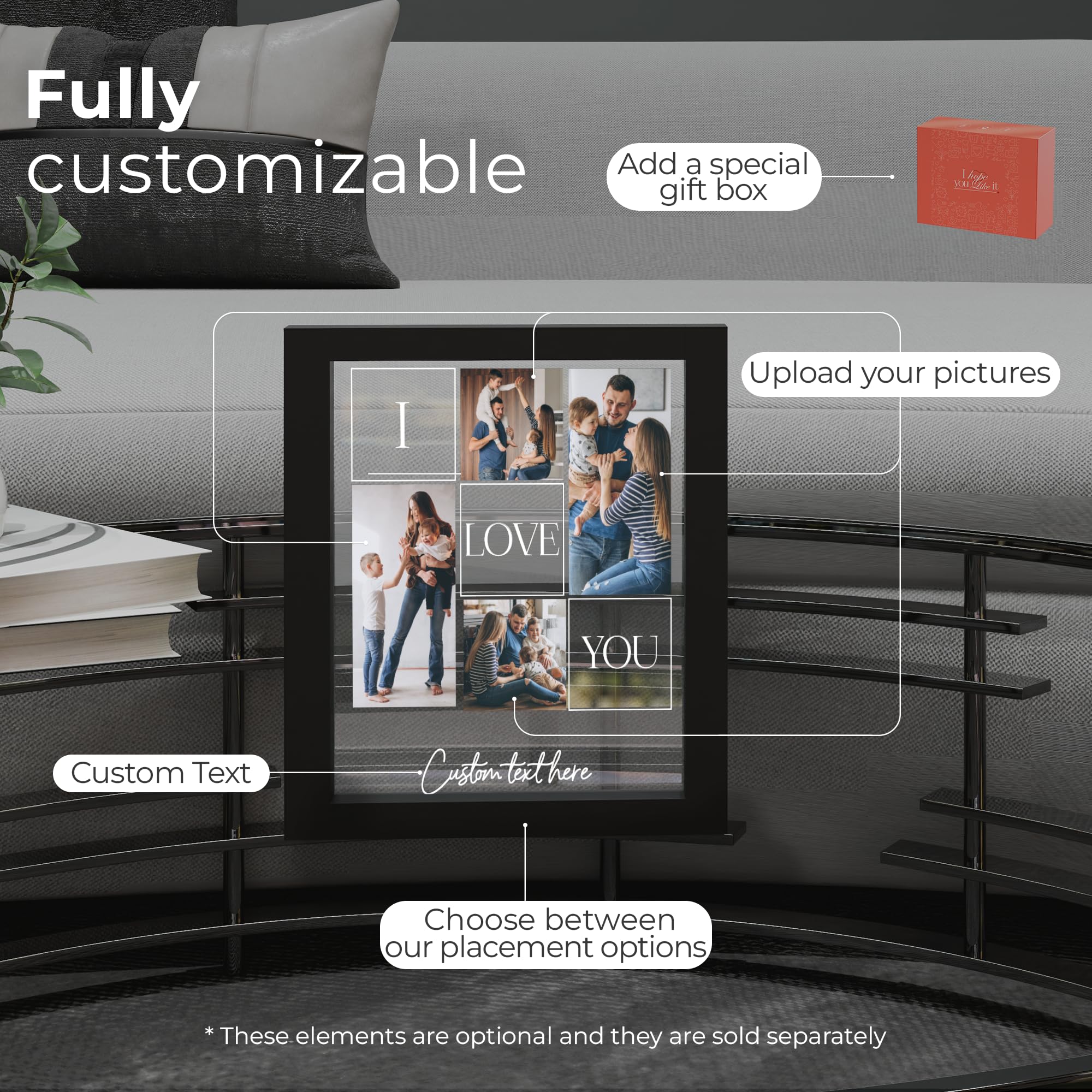 EGD Custom Spotify Plaque for Gifts for Her Him | Choose Your Photo & Song for Customized Gifts for Women Men | Gift for Wife Husband | Gift for Couples (E. Classic Song Plaque)