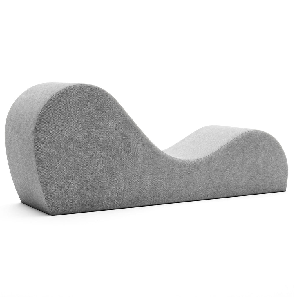 Avana Sleek Chaise Lounge for Yoga, Stretching, Relaxation-Made in The USA, 60D x 18W x 26H Inch, Ink Blue