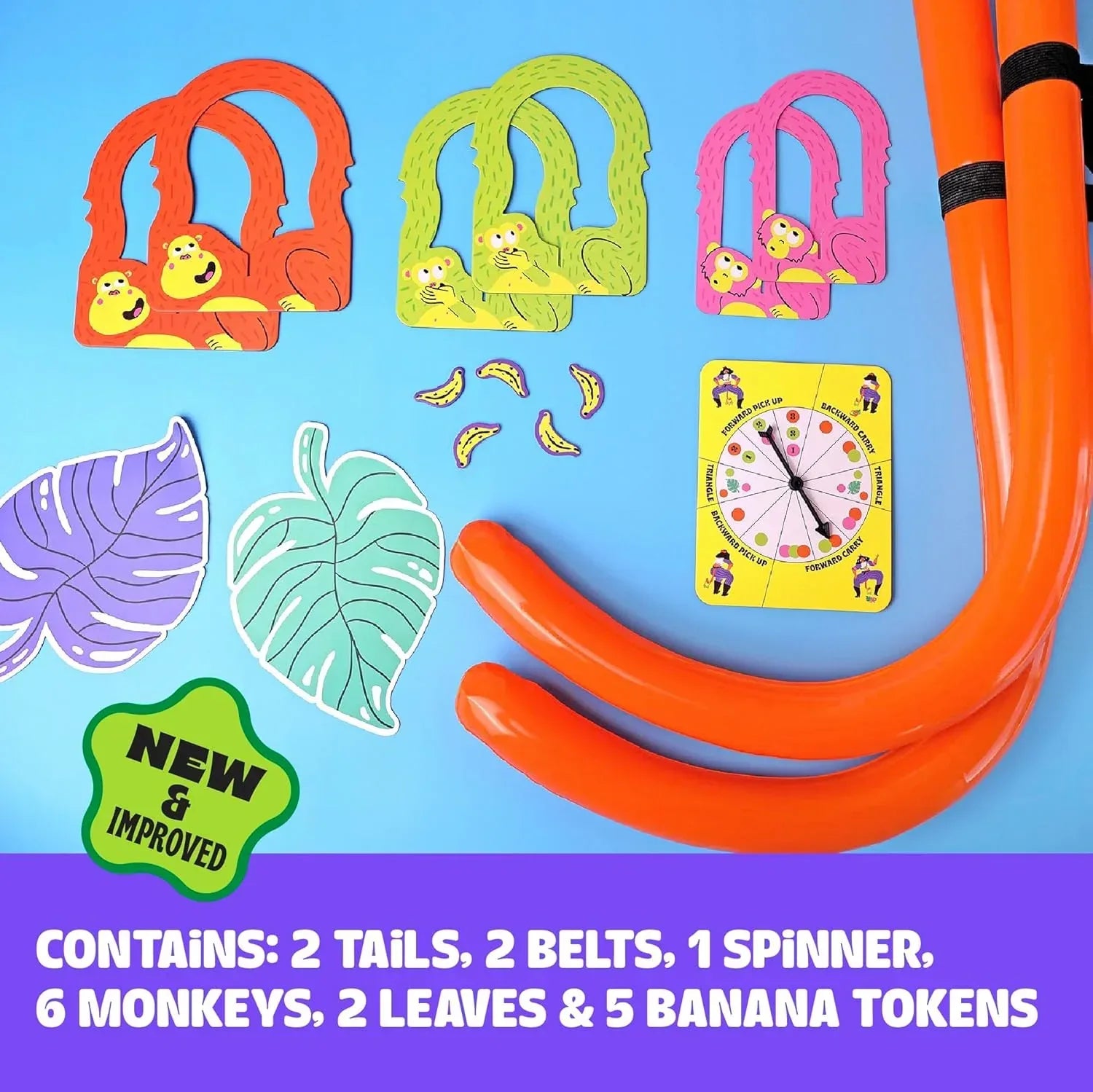 It’s Bananas! The Monkey Tail Game – Funny Family & Party Game for Kids & Adults | Hilarious Gift for Birthday, Christmas, Bachelorette, Thanksgiving, White Elephant - Unique Gift Market