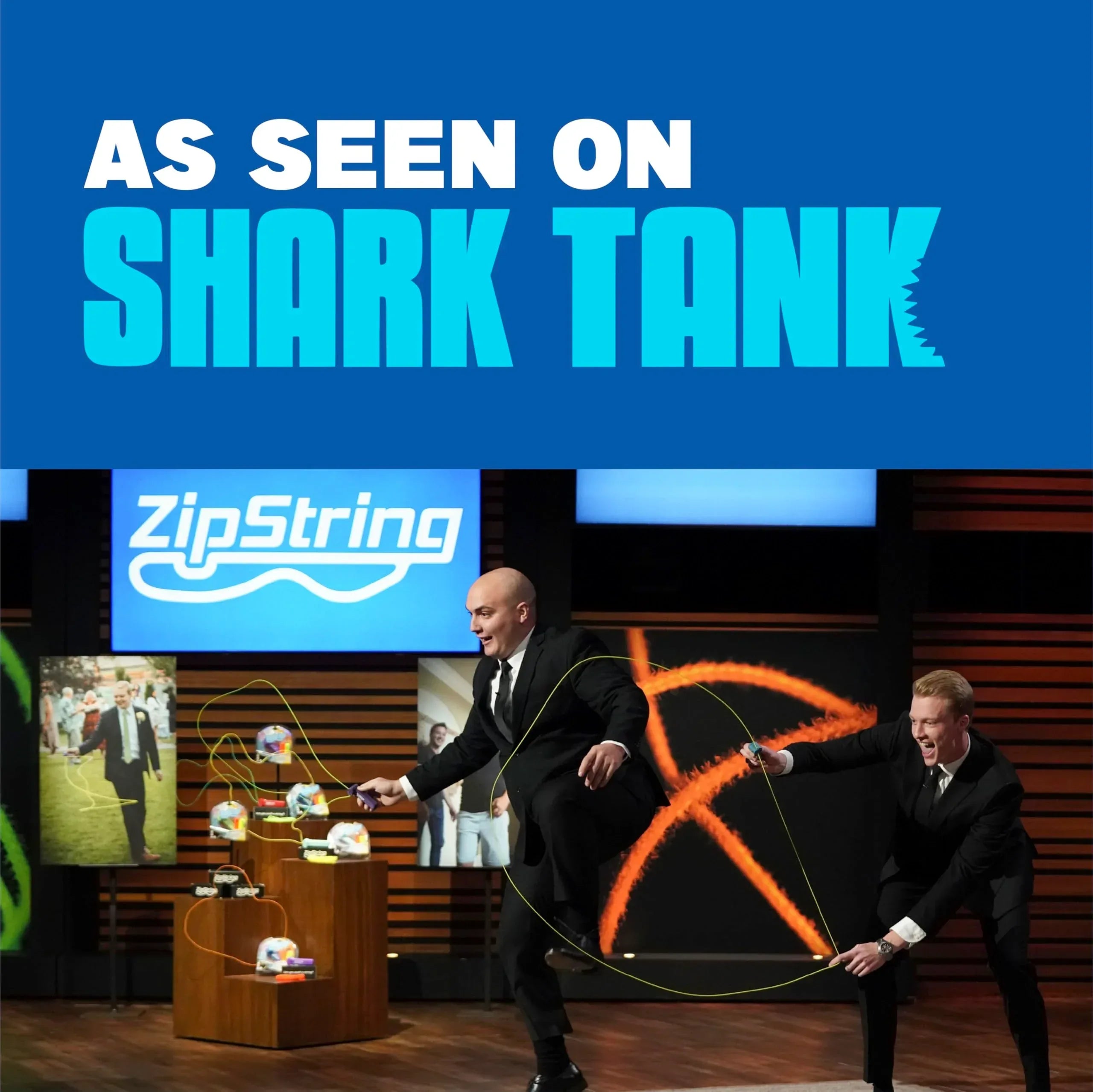 ZipString Original - As Seen on Shark Tank - Classic Rope Launcher Toy, Perfect for Kids & Adults - Fly a String Loop in The Air for Endless Tricks & Fun, Wonderment Awaits, Rock'it Red - Unique Gift Market