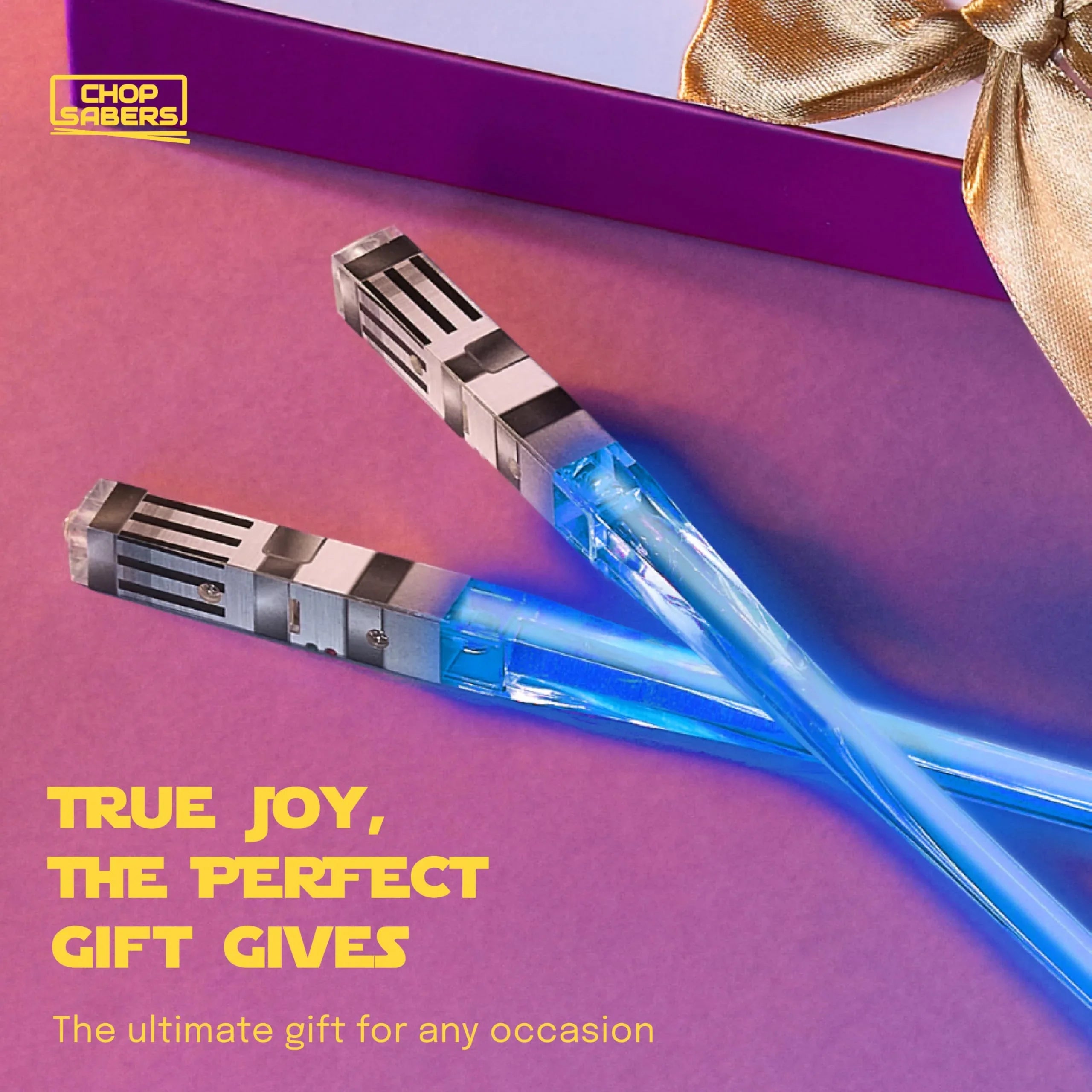 Lightsaber Led Light Up Chopsticks (1 Pair, Blue) - Unique Gift Market