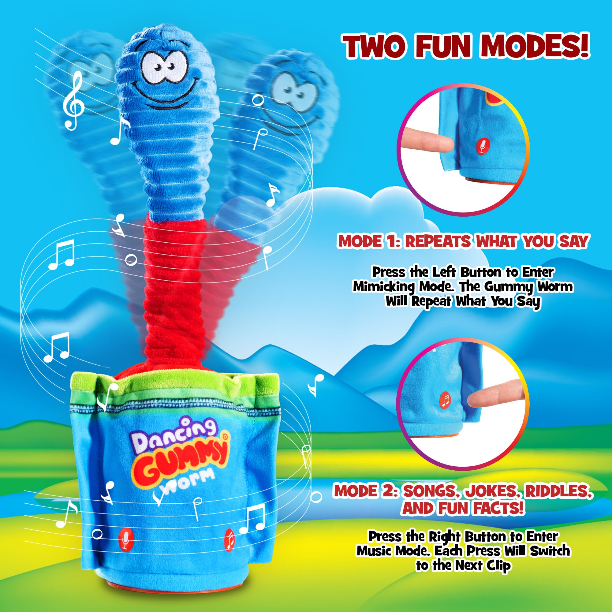 Gagster Dancing Hot Dog - Sings, Yodels, Tells Jokes - Funny Talking Decor Toy for Kids & Adults