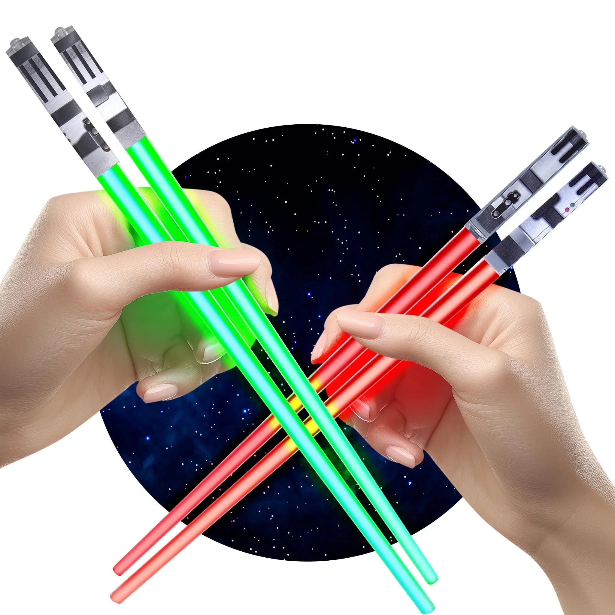 Lightsaber Led Light Up Chopsticks (1 Pair, Blue) - Unique Gift Market