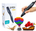 SCRIB3D Advanced 3D Printing Pen with 20 Feet of Filament, Stencil Book, and Project Guide - Unique Gift Market