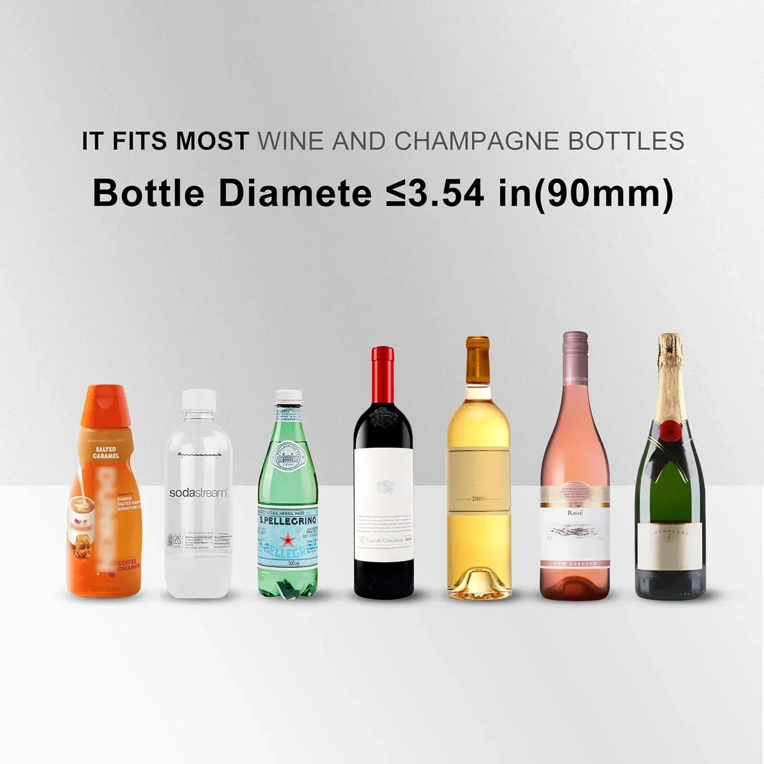 Electric Wine Chiller, Single Bottle Cooler for 750ml Wine or Some Champagne,Stainless Steel Iceless Cooler Keep Cold Up to 24h,Kitchen,Bar and RV Vino Accessory,Gift for Vino Lover - Unique Gift Market