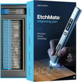 EtchMate Engraving Pen for Metal, Wood, Glass, Plastic & All Materials - Engraver Pen Tool - Teen Boy Gifts - Unique Gifts for Women, Teenage Girl - Cool Easter Gift Ideas - Craft Kits for Adults - Unique Gift Market