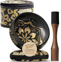 Silent Mind Tibetan Singing Bowl Set – Easy to Play & Beginner Friendly Meditation Bowl with Cushion & Mallet | Stress Relief and Mindfulness | Gift-Ready - Unique Gift Market