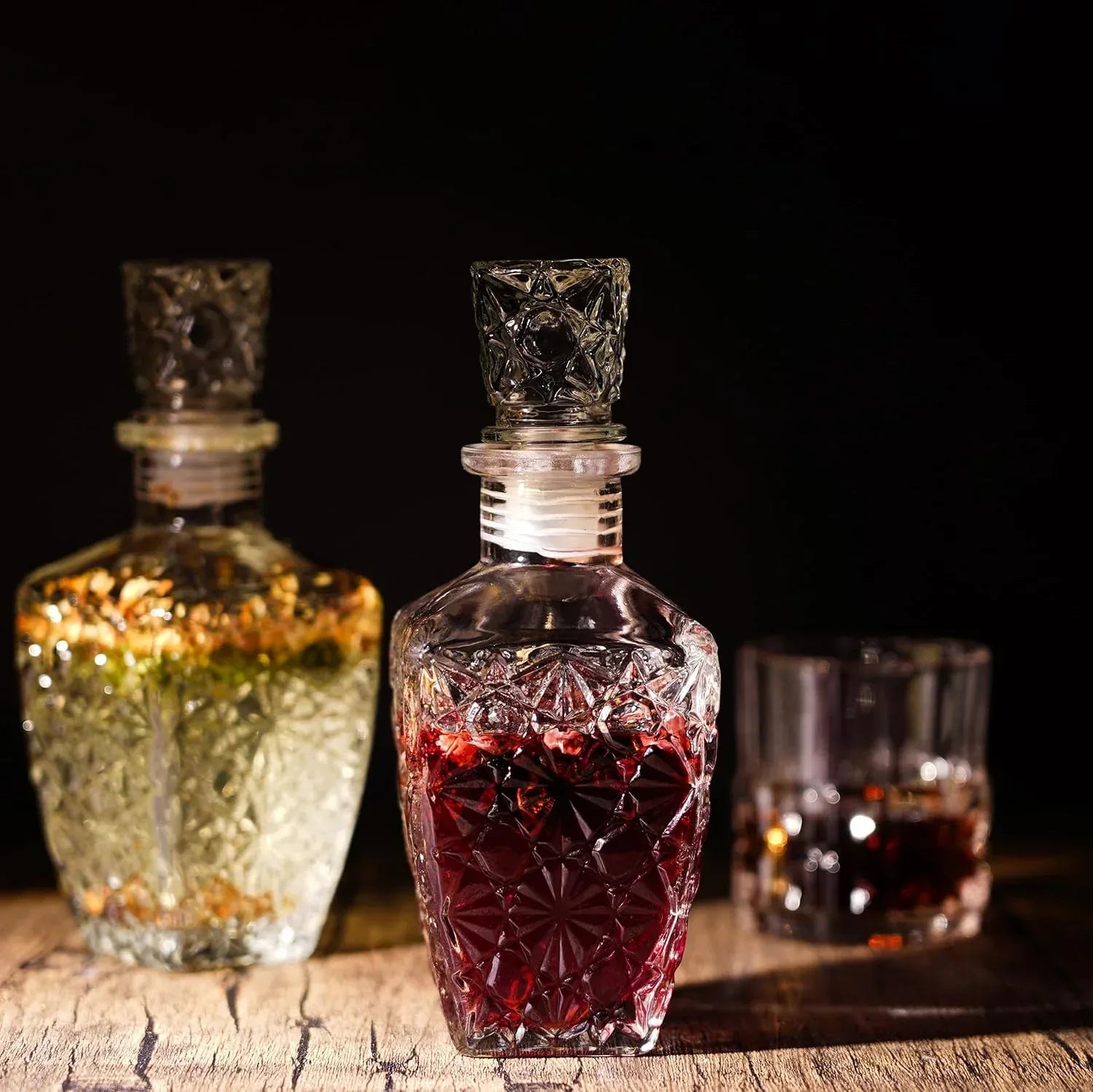 Alcohol Infusion Kit for Infusing Whiskey, Gin, Vodka, Tequila, Rum - DIY Your Own Flavored Spirits with Natural Ingredients - Anniversary, Birthday Gift for Men, Husband - Unique Gift Market