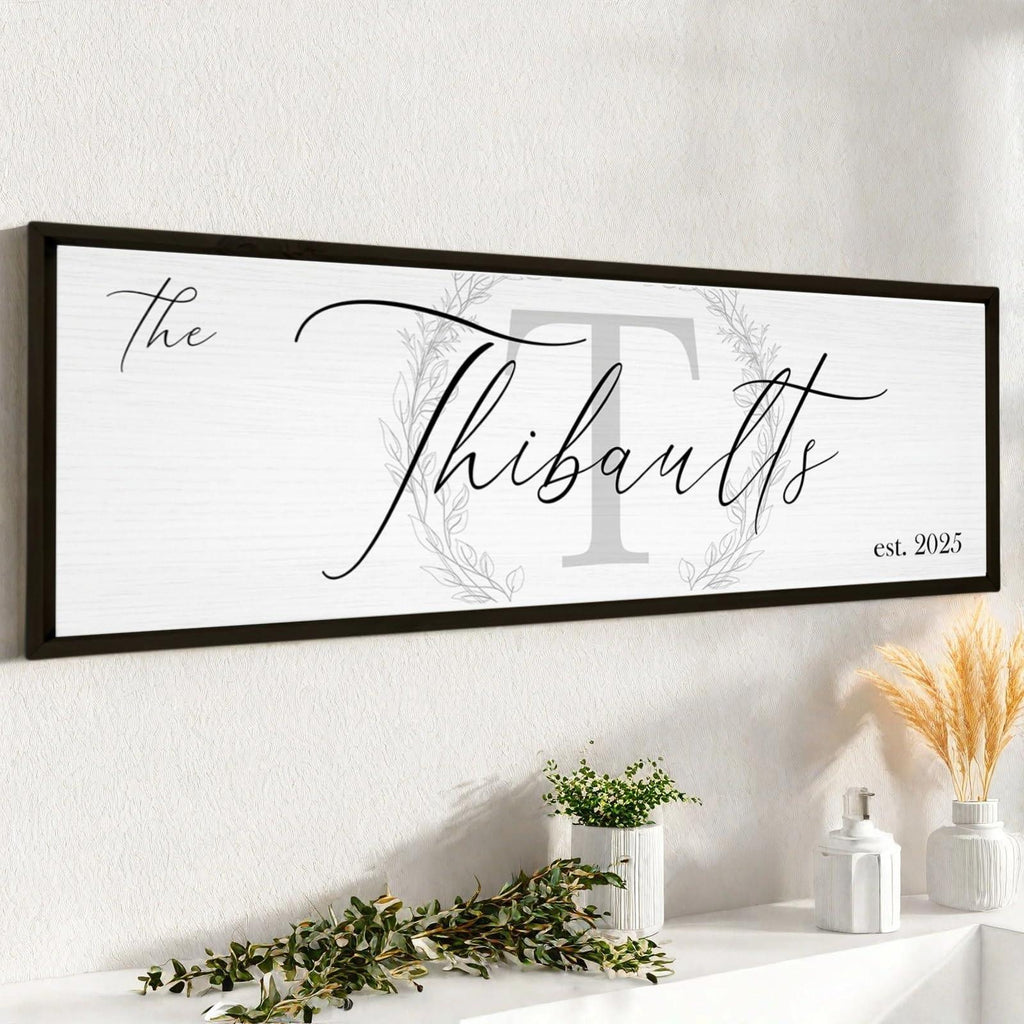 Wedding Gifts for Couples 2026, Custom Wood Wedding Sign for Newlywed, Bridal Shower Gift, Engagement Gift, Personalized Framed Last Name Sign with Established Date for Home - Unique Gift Market