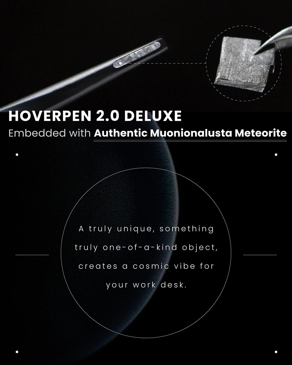 novium Hoverpen Interstellar, Mars Magma, Ballpoint Pen, Unisex, 23.5 Degree Angle, Schmidt Ballpoint Cartridges, Smooth Writing, No Spills, No Spotting, No Explosions - Unique Gift Market