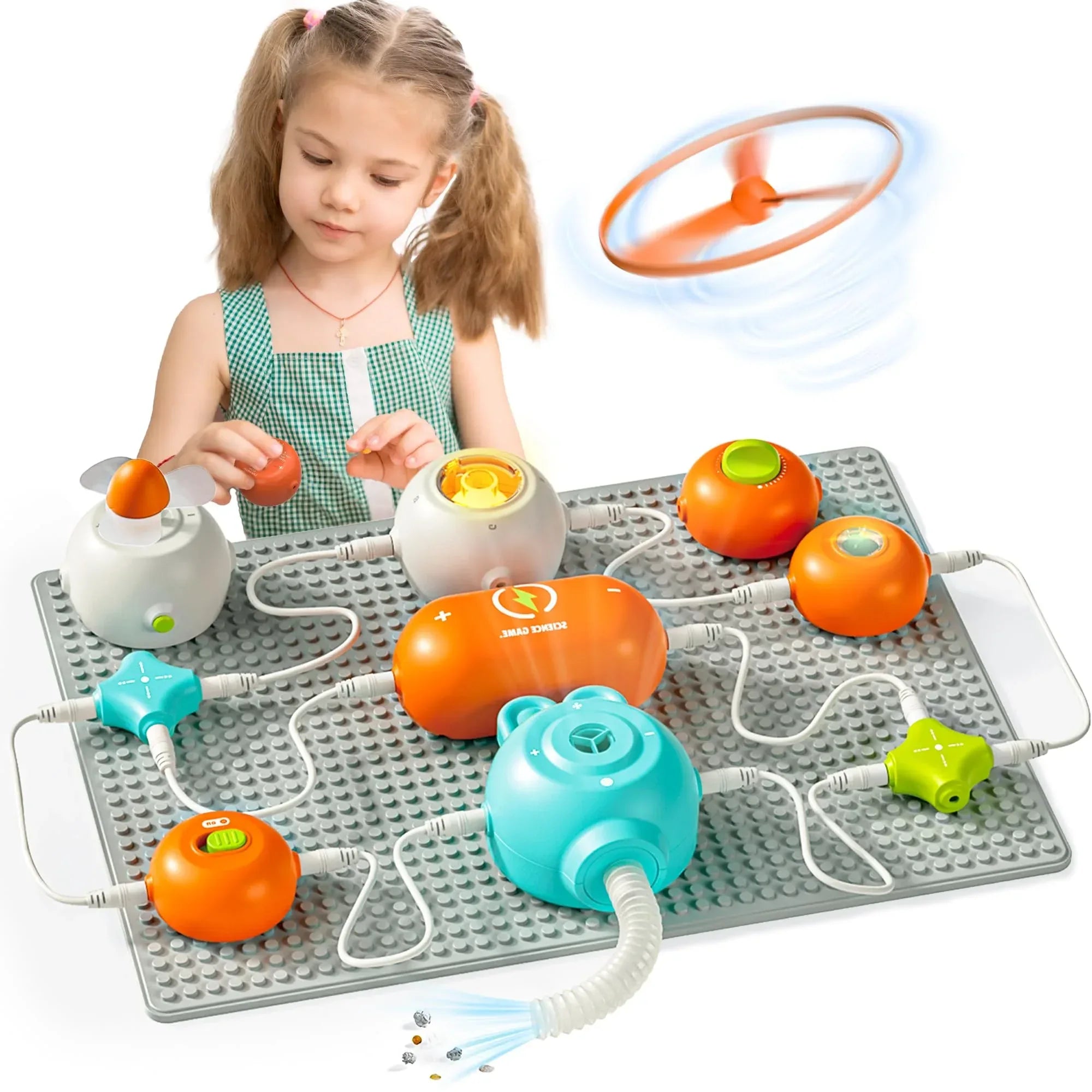 Science Kits for Kids - STEM Kits for Kids, Electronics Exploration Kit, Over 420 Projects, 35 Circuit Parts, STEM Educational Toy Gifts for Kid Boys Girls Ages 3 4 5 6 7 8 9 10 11 12 - Unique Gift Market