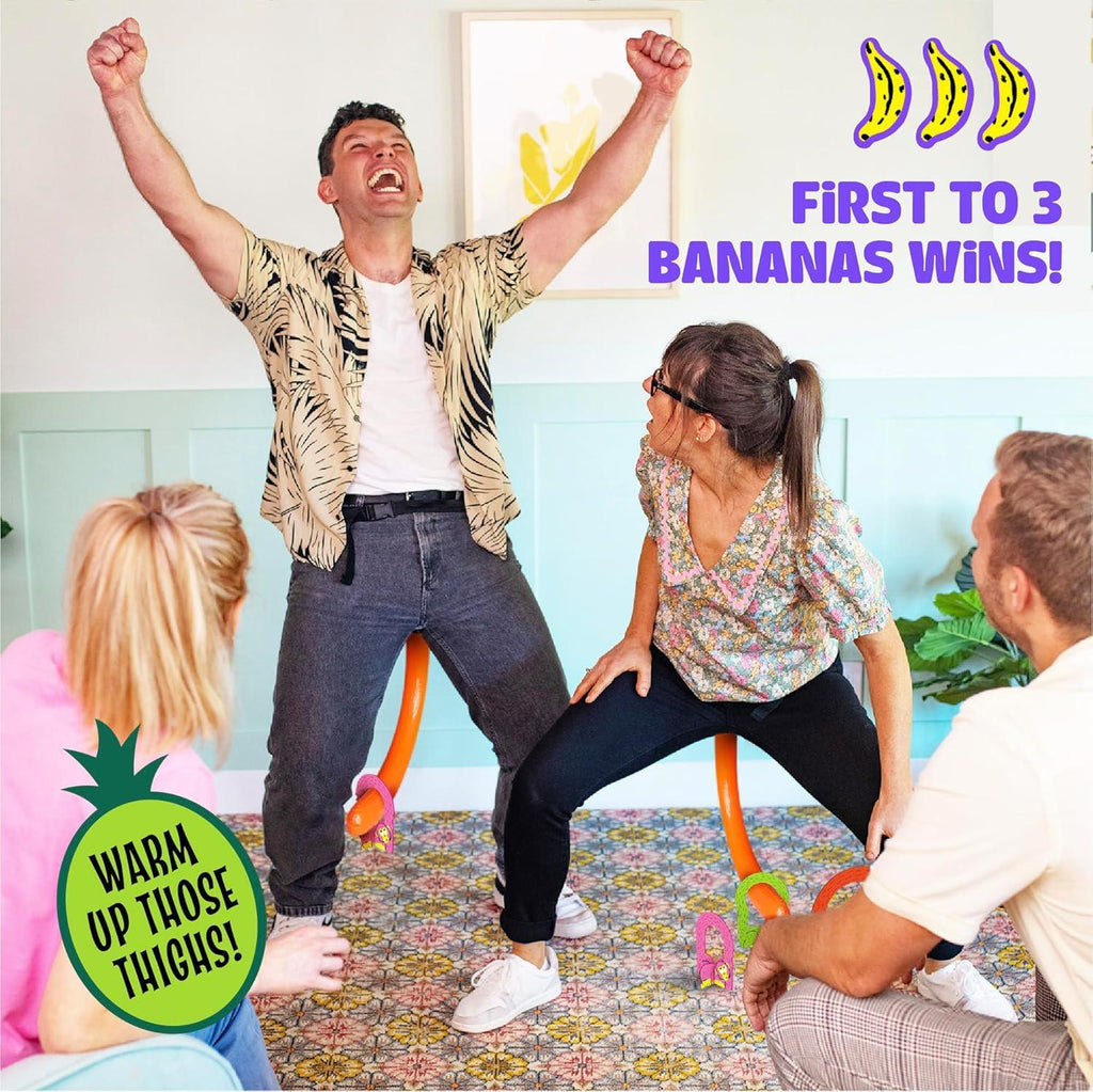It’s Bananas! The Monkey Tail Game – Funny Family & Party Game for Kids & Adults | Hilarious Gift for Birthday, Christmas, Bachelorette, Thanksgiving, White Elephant - Unique Gift Market
