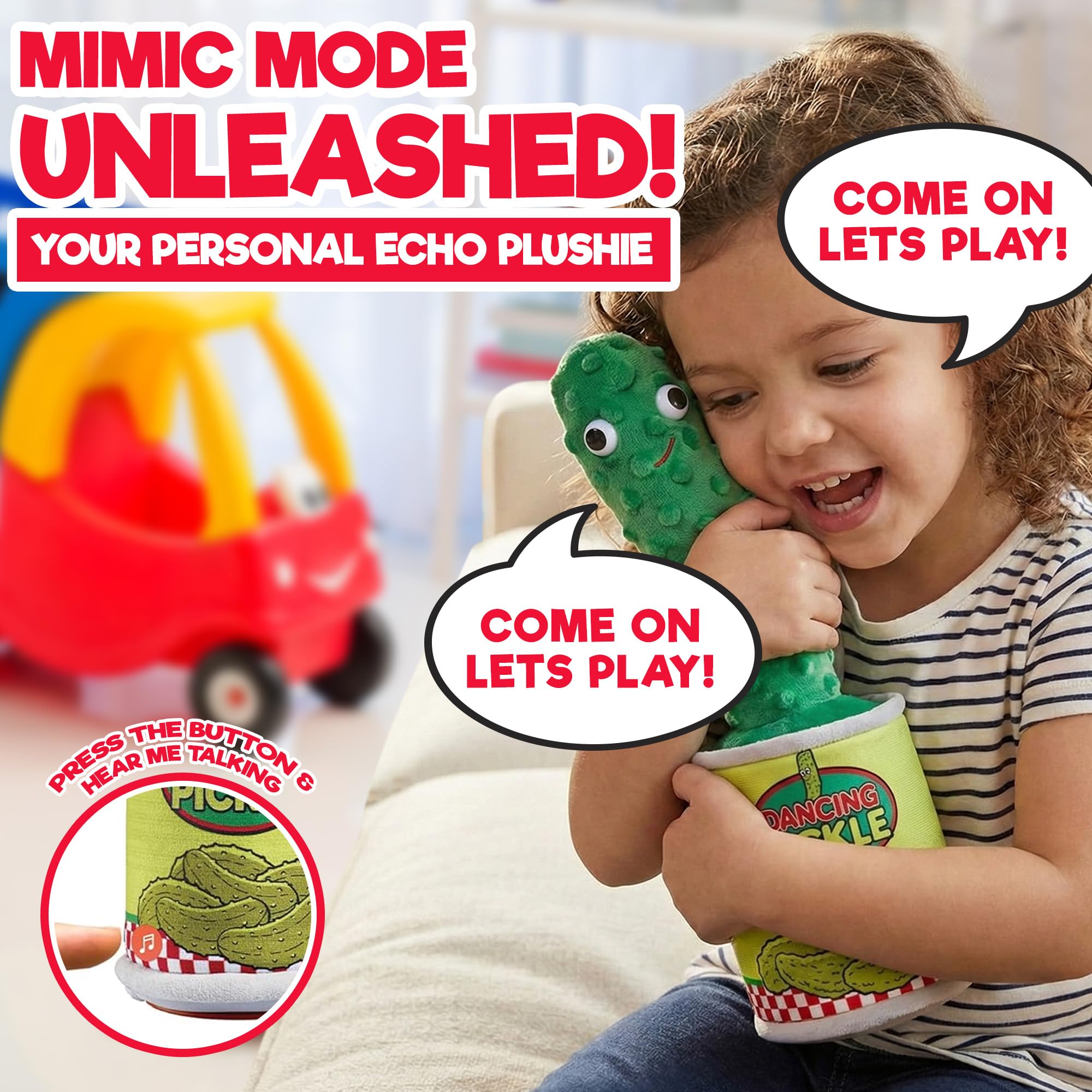 Gagster Dancing Hot Dog - Sings, Yodels, Tells Jokes - Funny Talking Decor Toy for Kids & Adults